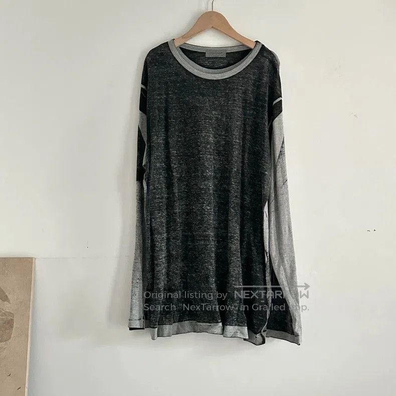 Yohji Yamamoto Yohji Yamamoto Cold Dye Longsleeve Tee. Size US S / EU 44-46 / 1 - 1 Thumbnail
