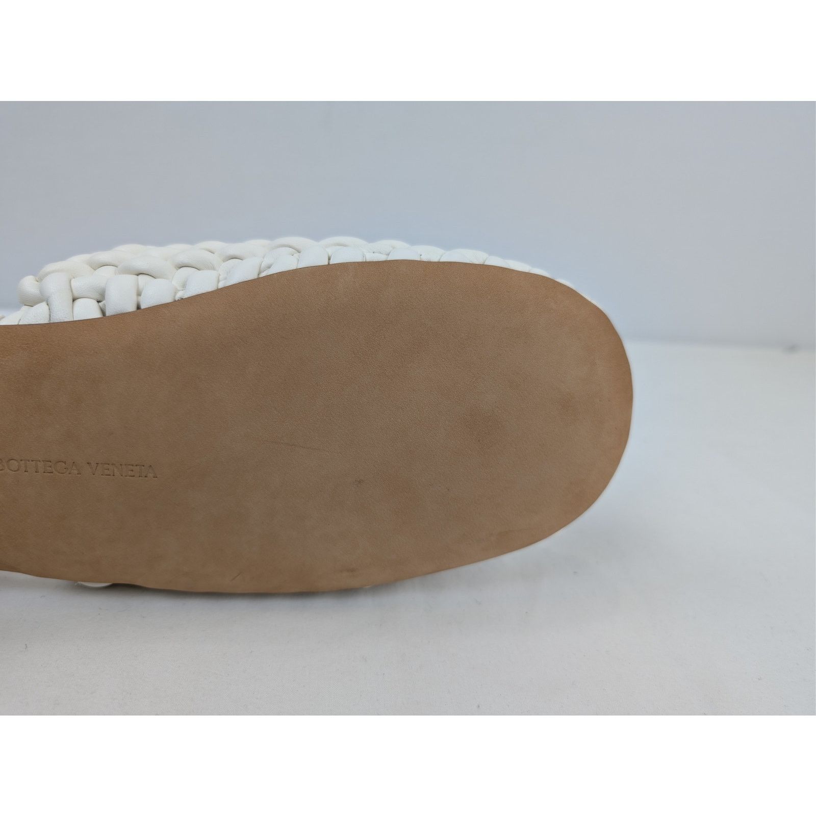 Bottega Veneta o1rshd1 Q:2 / Cloud Weave Squid Slipper in White 41 Size US 8 / EU 41 - 12 Thumbnail
