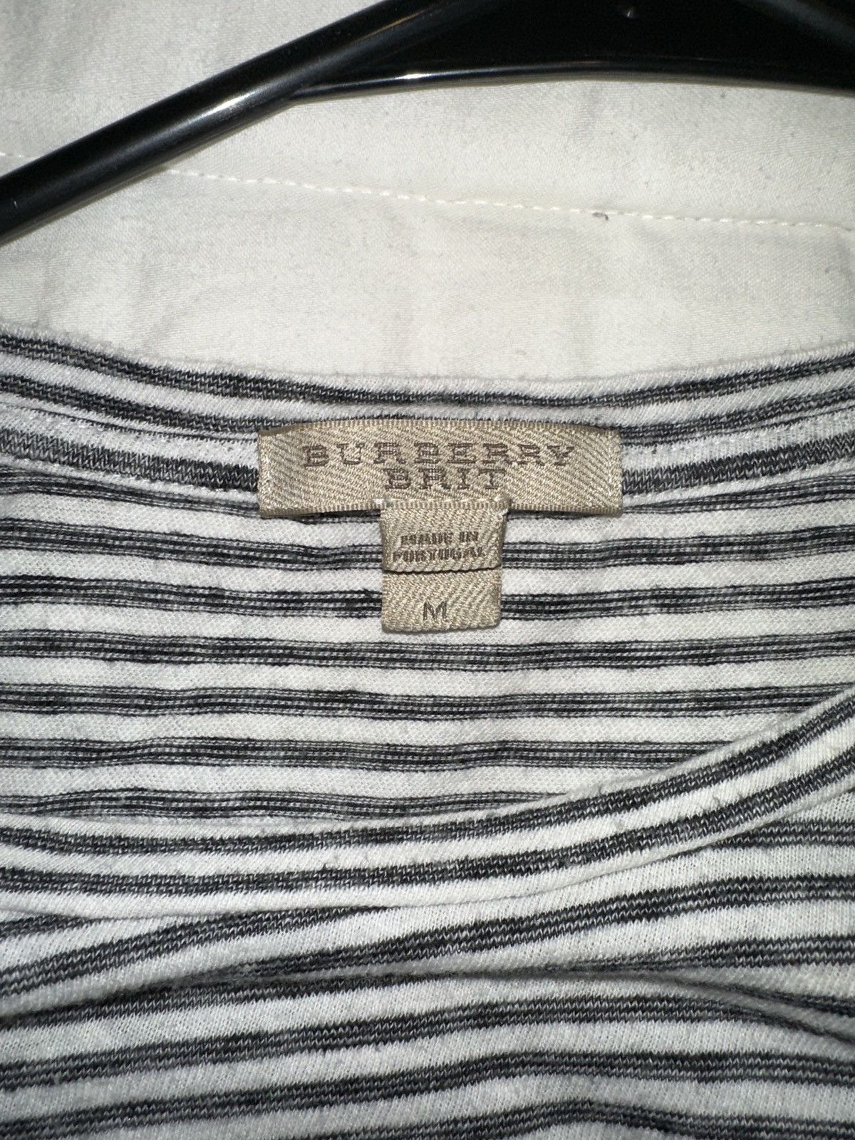 Burberry Striped Burberry T Shirt Size US M / EU 48-50 / 2 - 1 Thumbnail