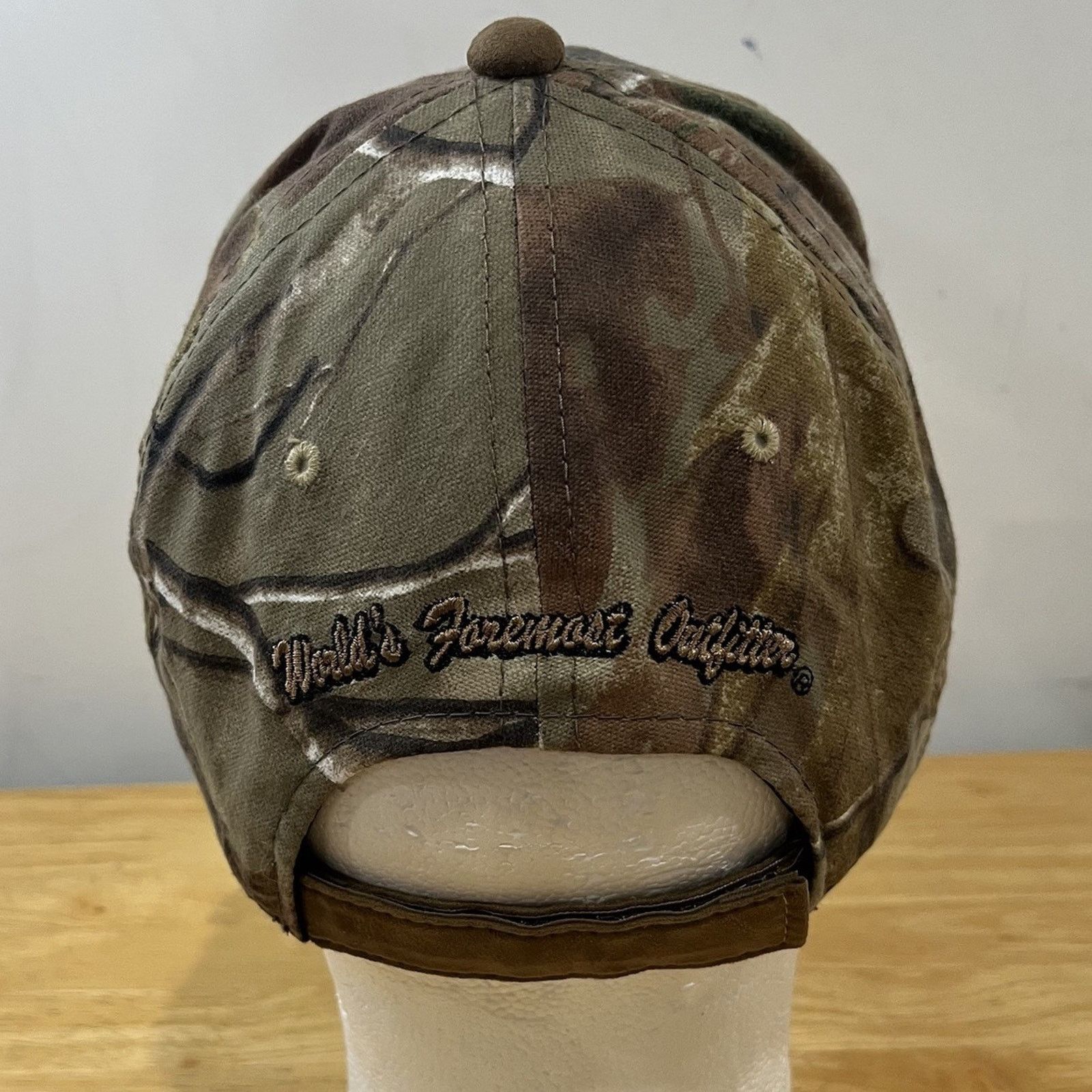 Cabelas Cabela’s Hunting Fishing Camo Cap Green Yellow Logo Size ONE SIZE - 2 Thumbnail
