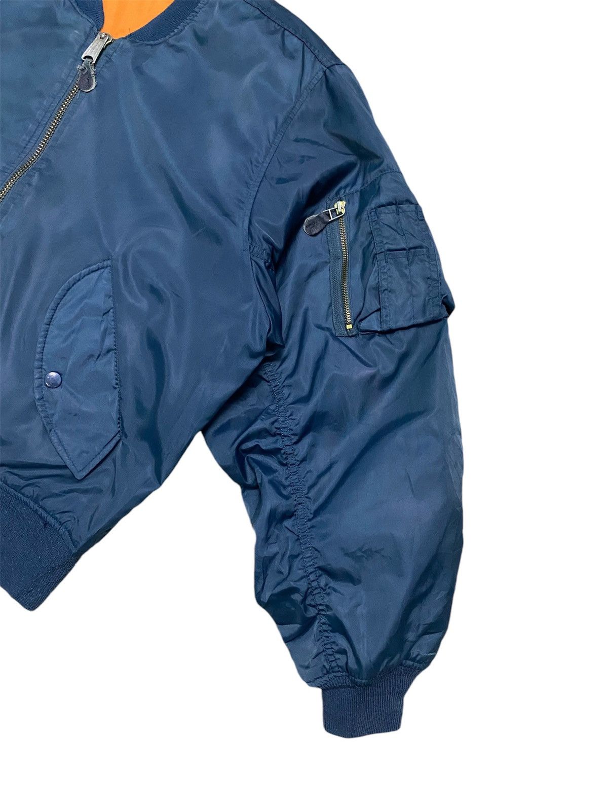 Vintage Vintage bomber jacket MA-1 reversible Size US L / EU 52-54 / 3 - 2 Thumbnail
