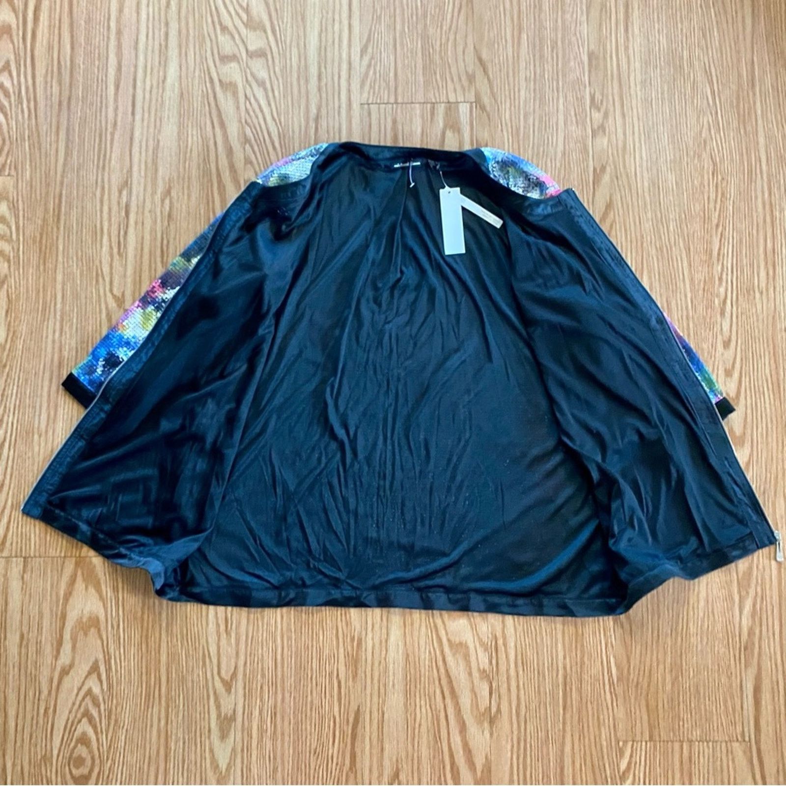 Other Michael Simon Sequin Purple Jacket Womens 1X Plus Size Size XL / US 12-14 / IT 48-50 - 9 Thumbnail