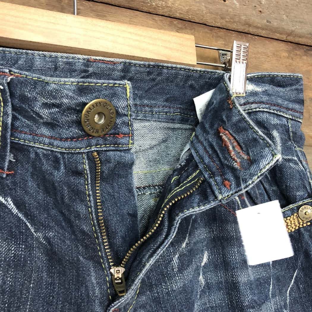 Japanese Brand DL Casse Jeans Blue distressed Denim Pants #4585 Size US 29 - 13 Thumbnail