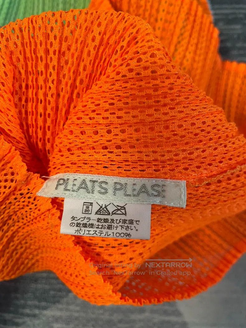 Issey Miyake Issey Miyake Double Color Block Ruffle Mesh Vest Size L / US 10 / IT 46 - 4 Thumbnail