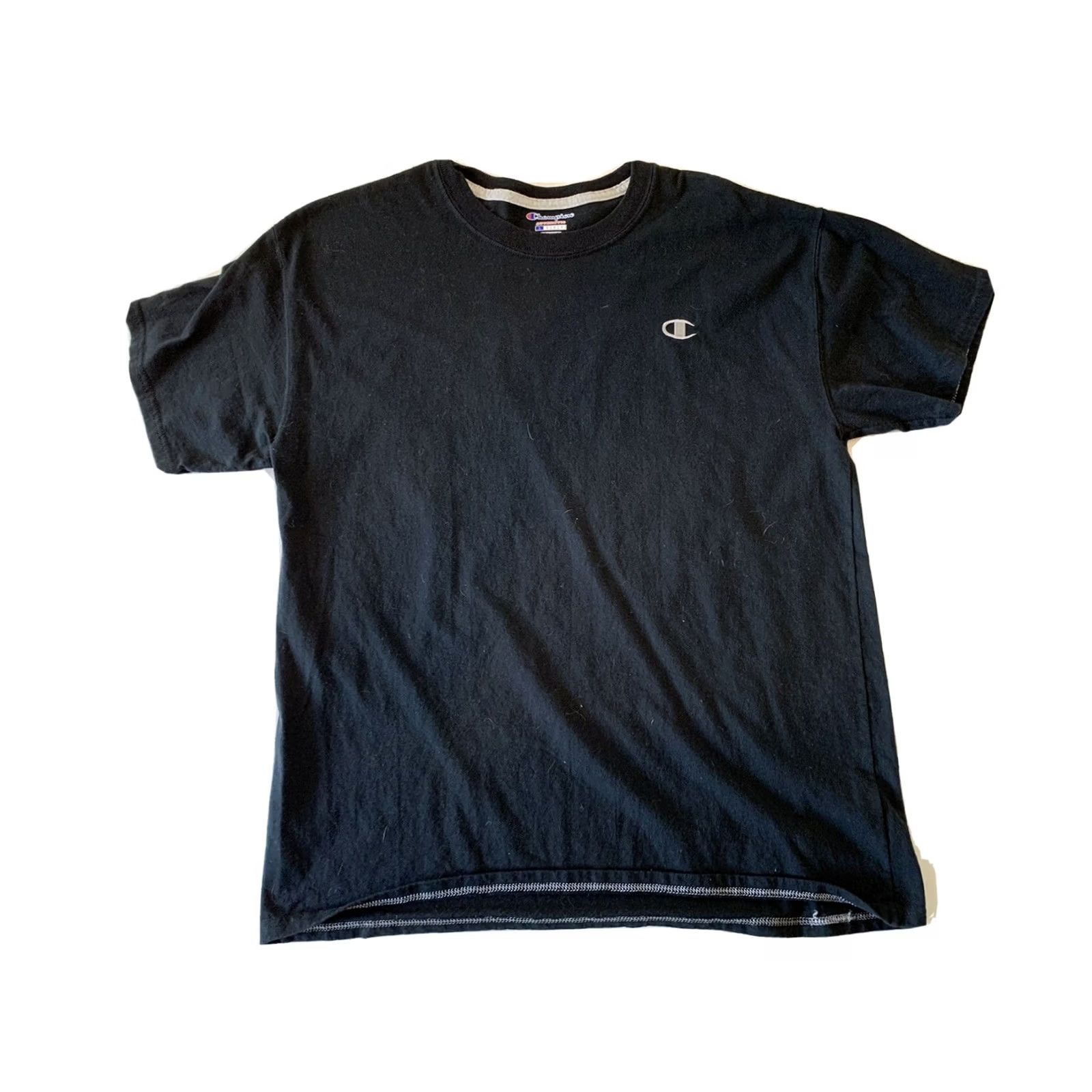 Champion Champion T-Shirt Men’s Size L Black Short Sleeve Crewneck Solid Shirt Size US L / EU 52-54 / 3 - 2 Thumbnail