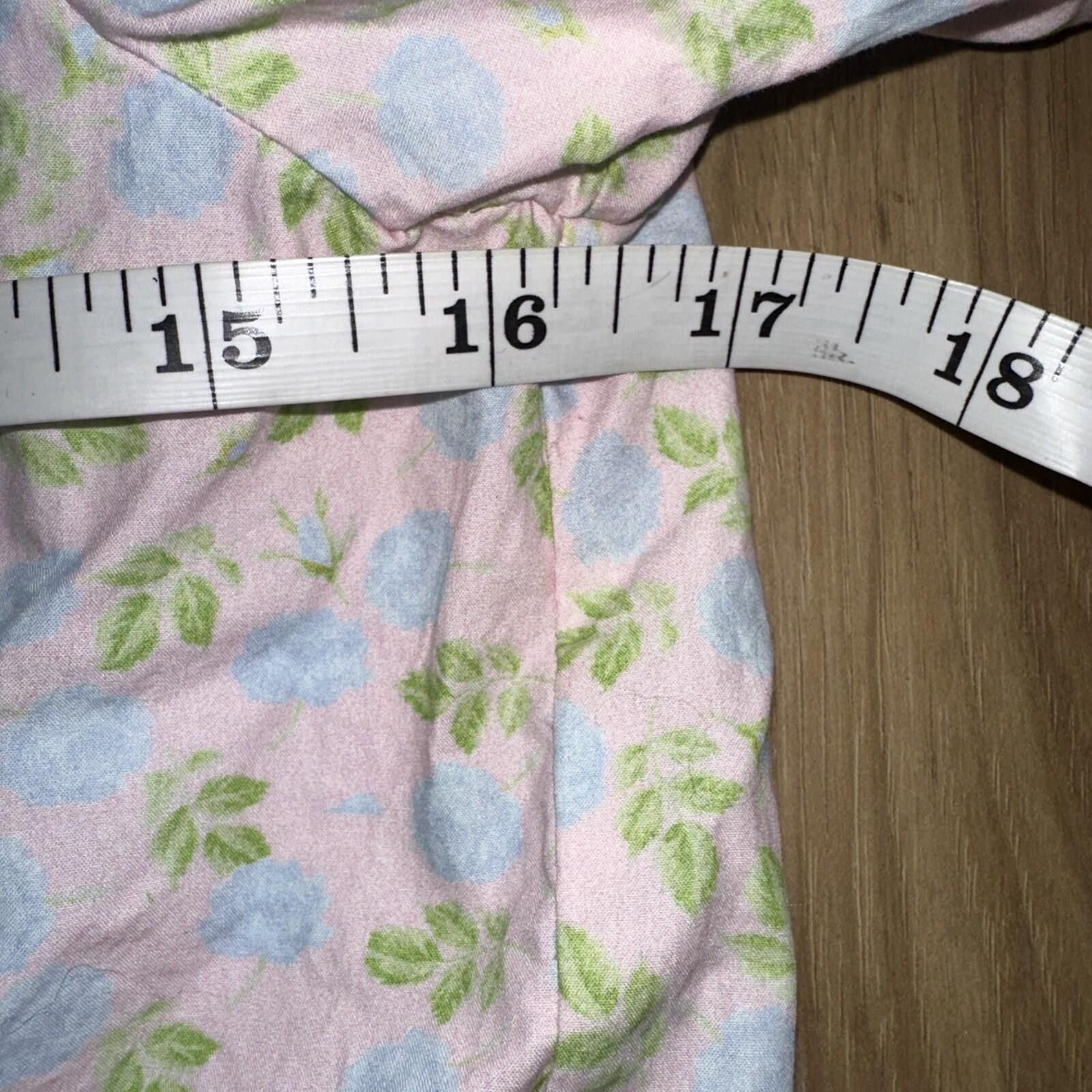 Gianni Valentino GANNI Prairie Mini Dress Small 34 Pink Blue Ruffled Neck Size S / US 4 / IT 40 - 9 Thumbnail