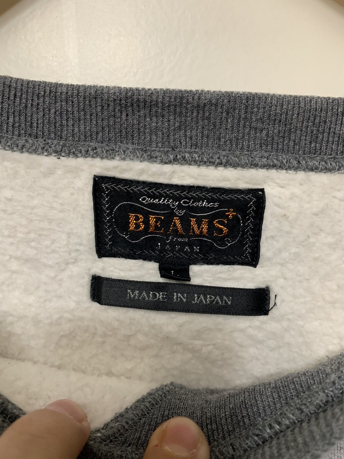 Beams Plus Beams Gray crewneck sweater Size US L / EU 52-54 / 3 - 2 Thumbnail