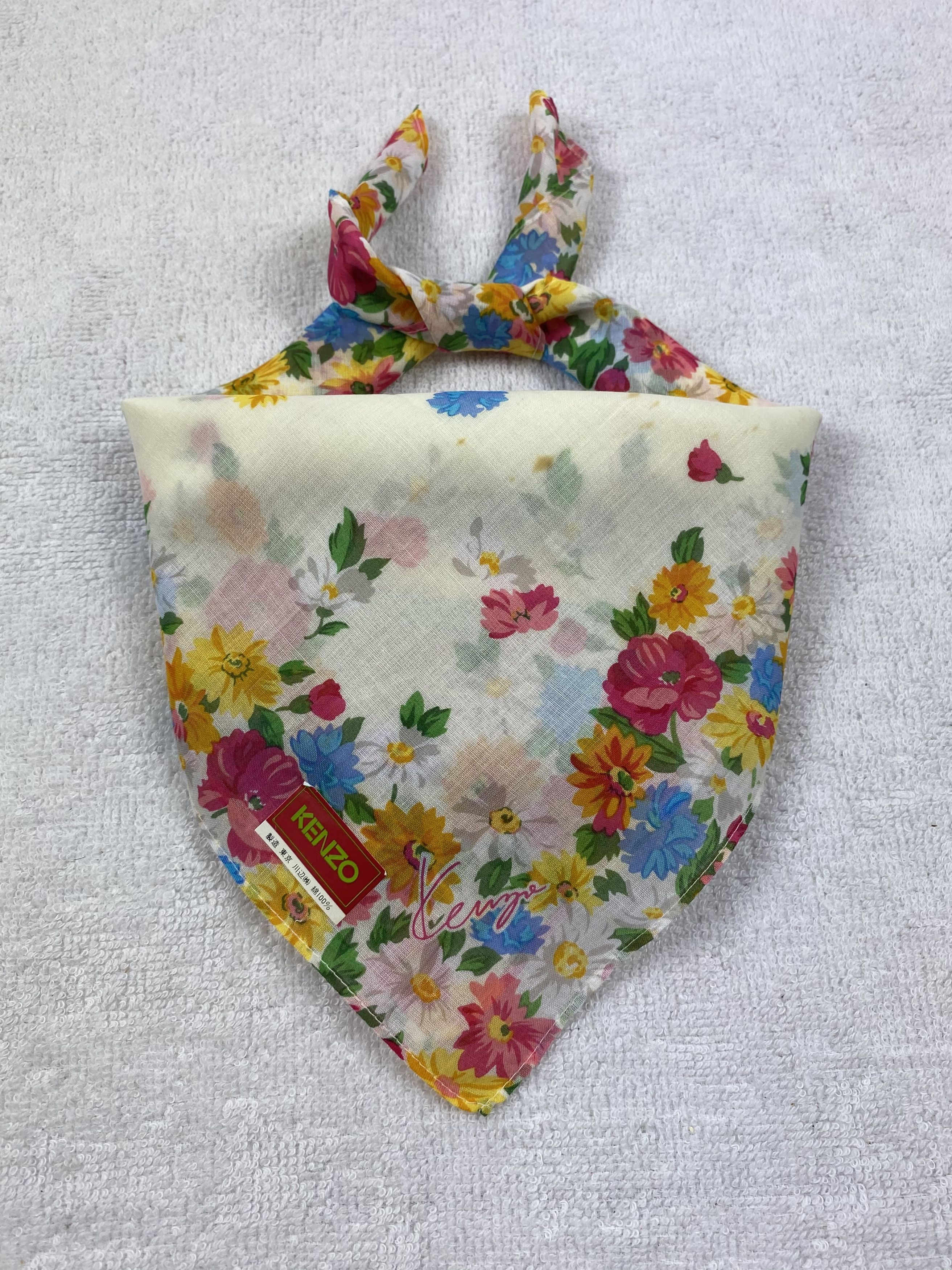 Kenzo × Vintage Kenzo Handkerchief / Bandana / Neckerchief Size ONE SIZE - 2 Thumbnail