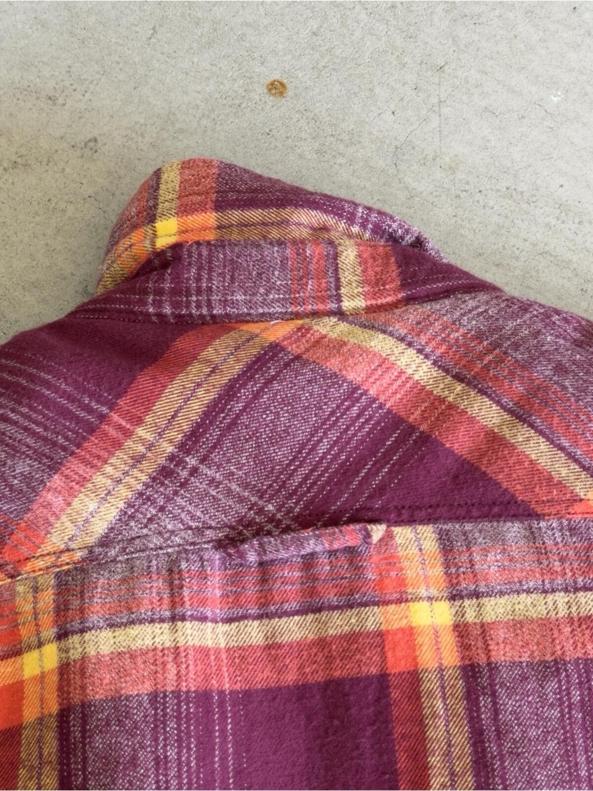 Other Sun + Stone / Plaid Shirt Jacket / Red Yellow Flannel Size US M / EU 48-50 / 2 - 4 Thumbnail