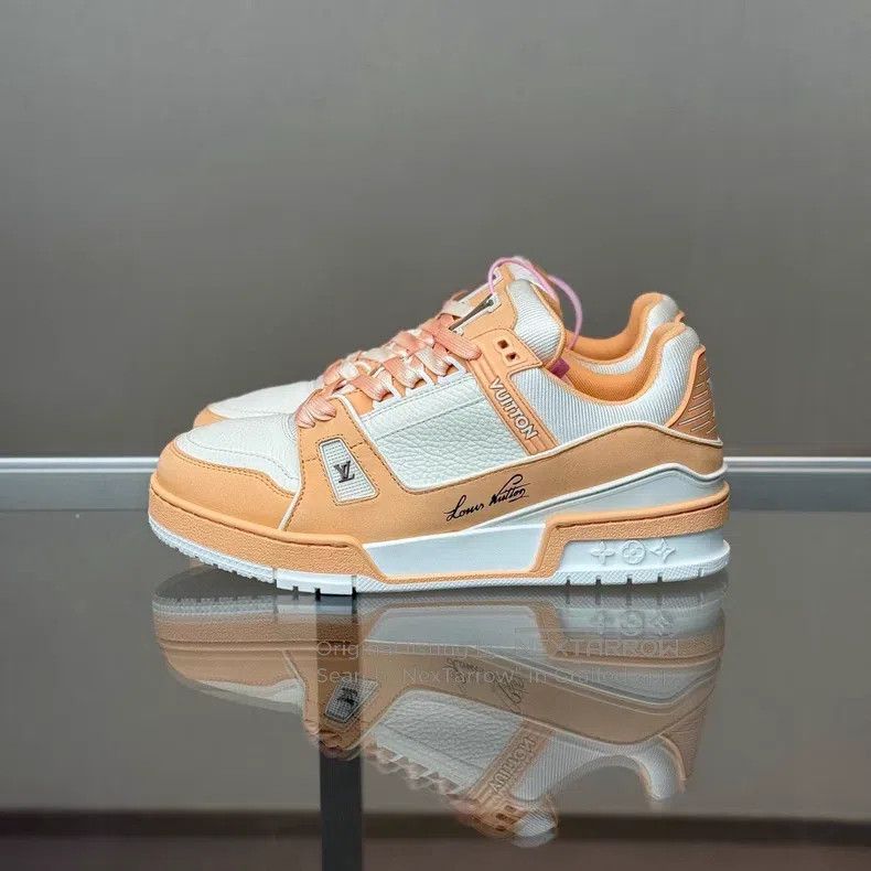 Louis Vuitton Louis Vuitton Trainer New Orange shoes Size US 8 / IT 38 - 4 Thumbnail