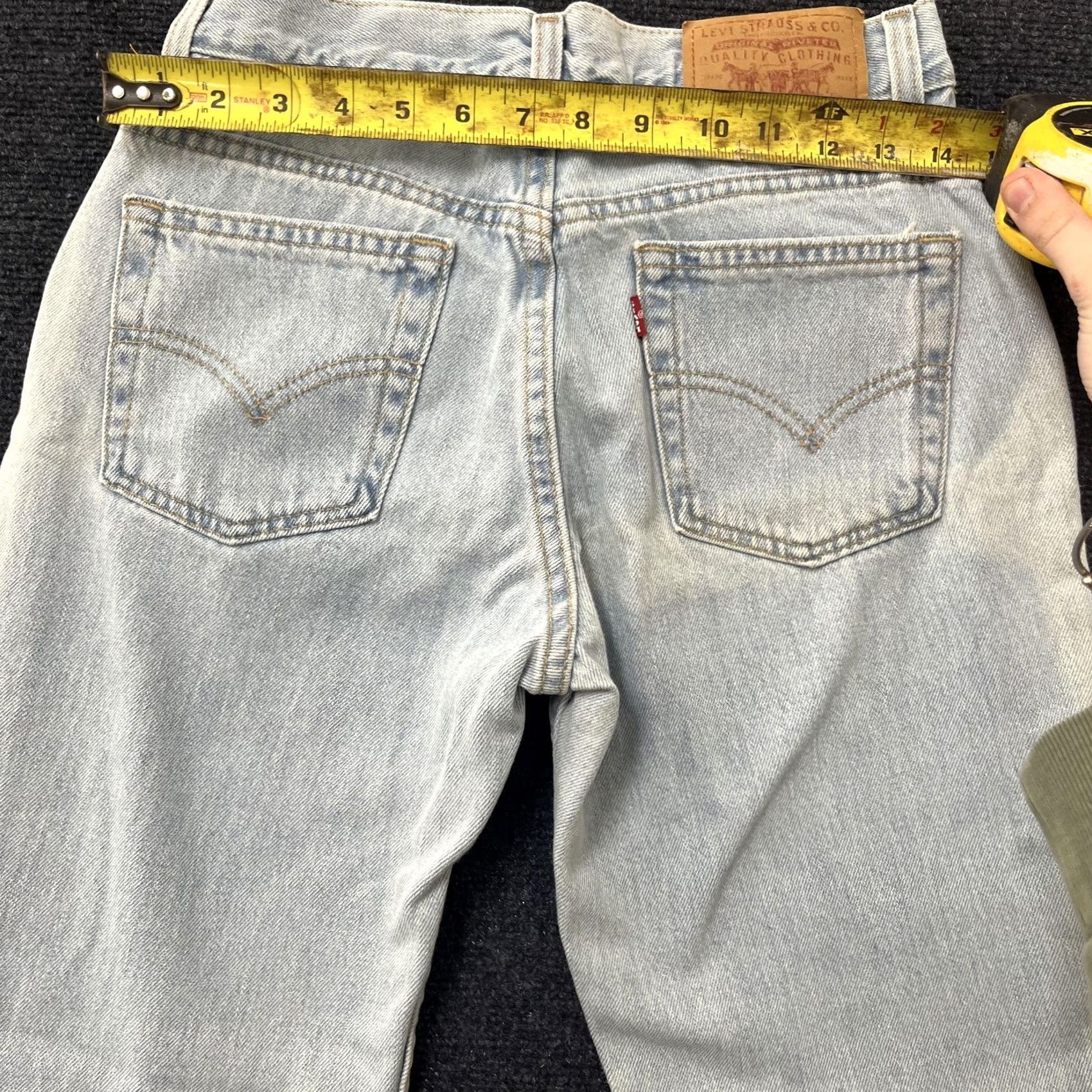 Levi's VINTAGE Levi's 545 Jeans Womens Small Light Blue Bootcut Denim 29in Zip Pockets Y2K Ven Size 29" - 3 Thumbnail
