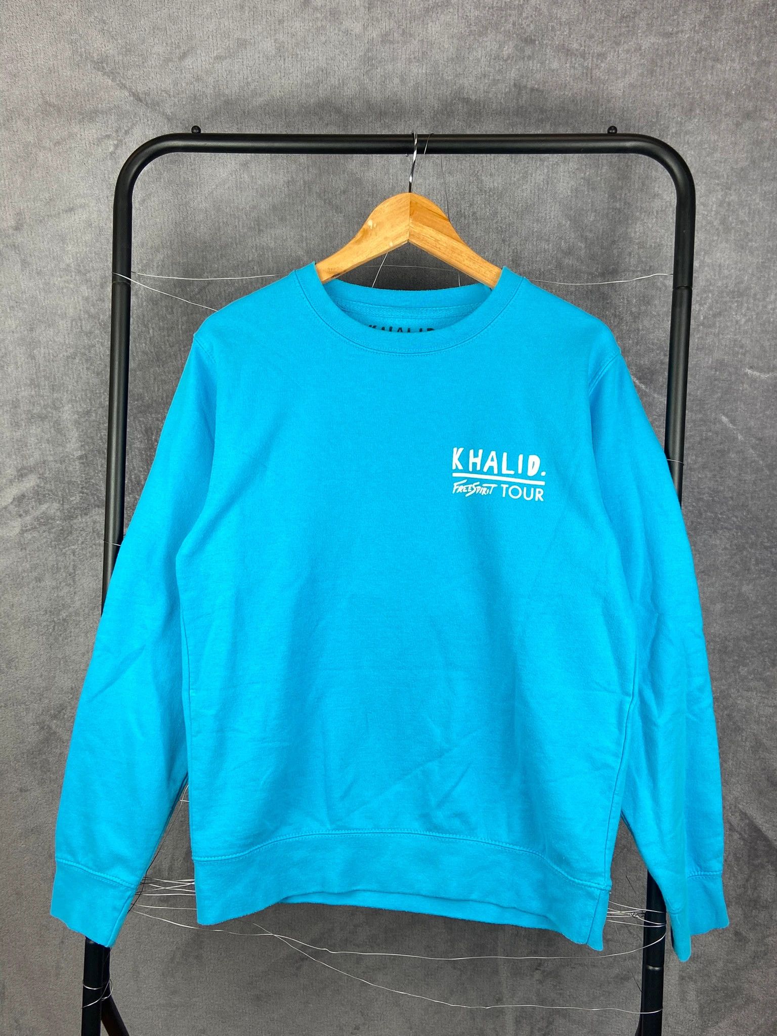 Dj Khaled Khalid Free Spirit Tour 2019 Crewneck Blue Sweatshirt S Size US S / EU 44-46 / 1 - 3 Thumbnail