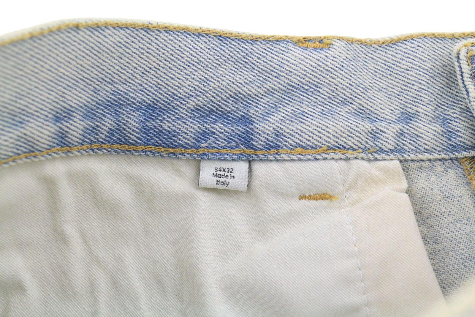 Calvin Klein W34/L32 Blue Faded Wide Leg Relaxed 87837 Size US 34 / EU 50 - 10 Thumbnail