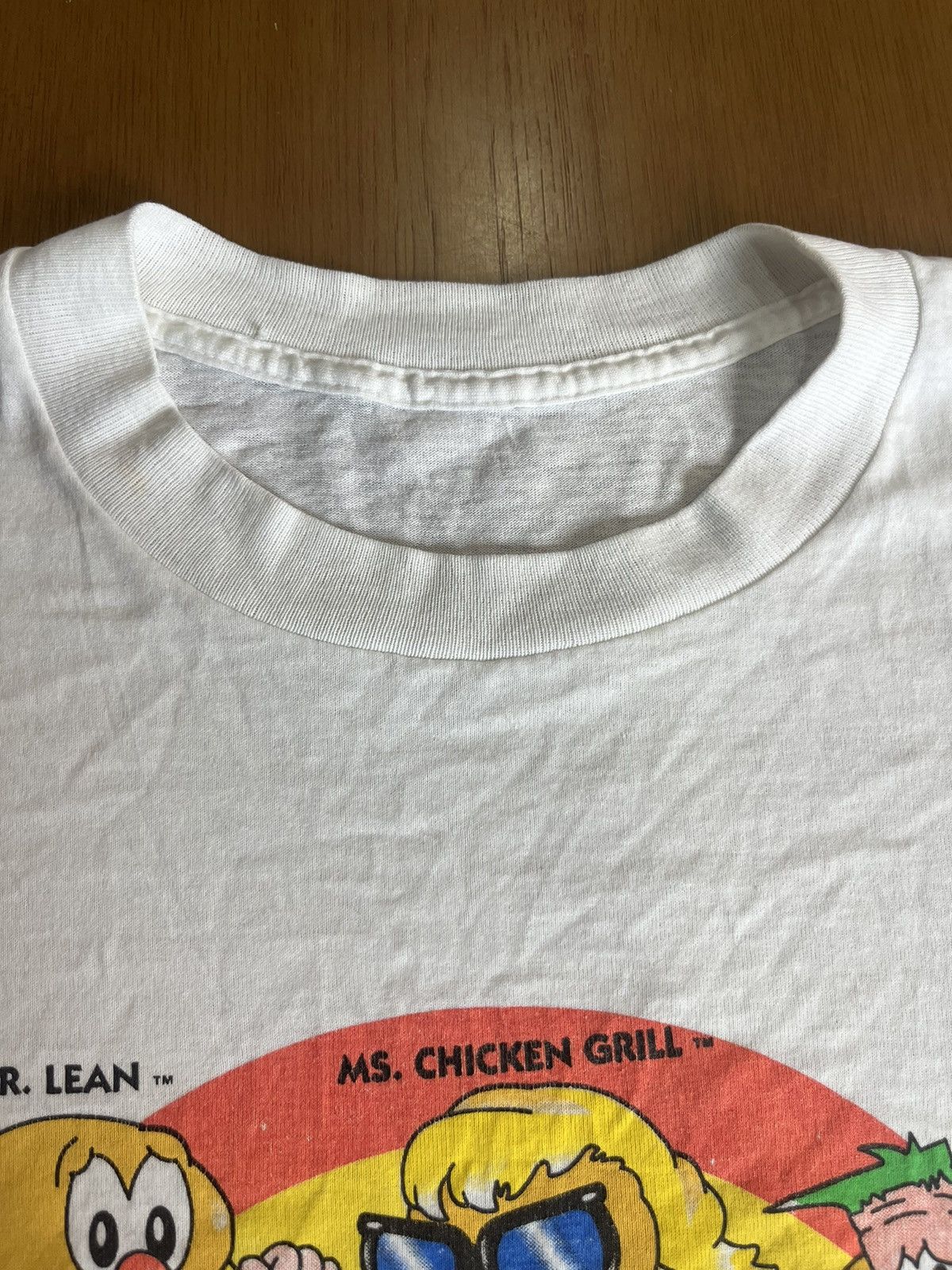 Junk Food Vintage HARKER’S 4 Major Food Dudes Charactor 90’s Tshirt Size US XL / EU 56 / 4 - 4 Thumbnail
