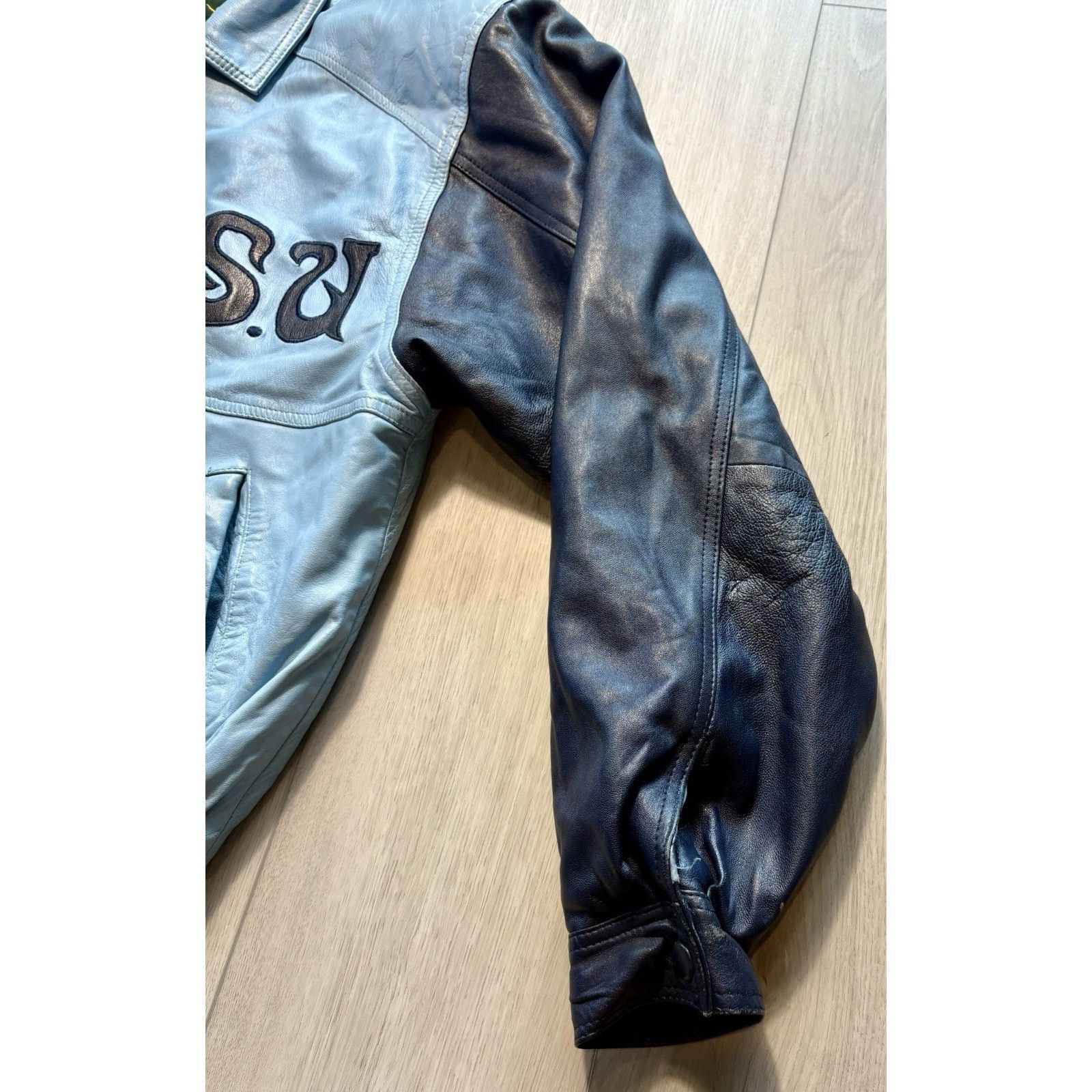 Leather VTG 90s Old School University Streetwear XL Leather Jacket Size US XL / EU 56 / 4 - 8 Thumbnail