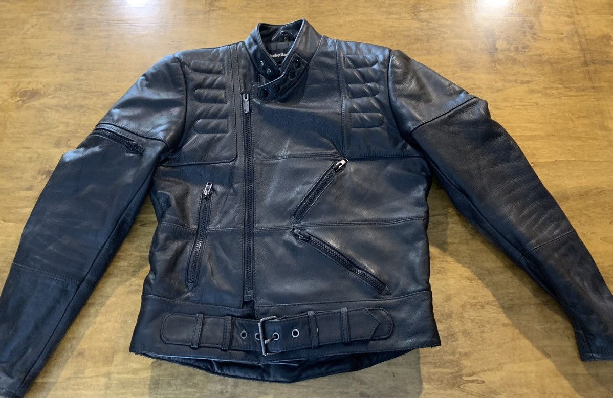 Harley Davidson Vintage 1980s Harley Davidson Leather Jacket Size US M / EU 48-50 / 2 - 2 Thumbnail