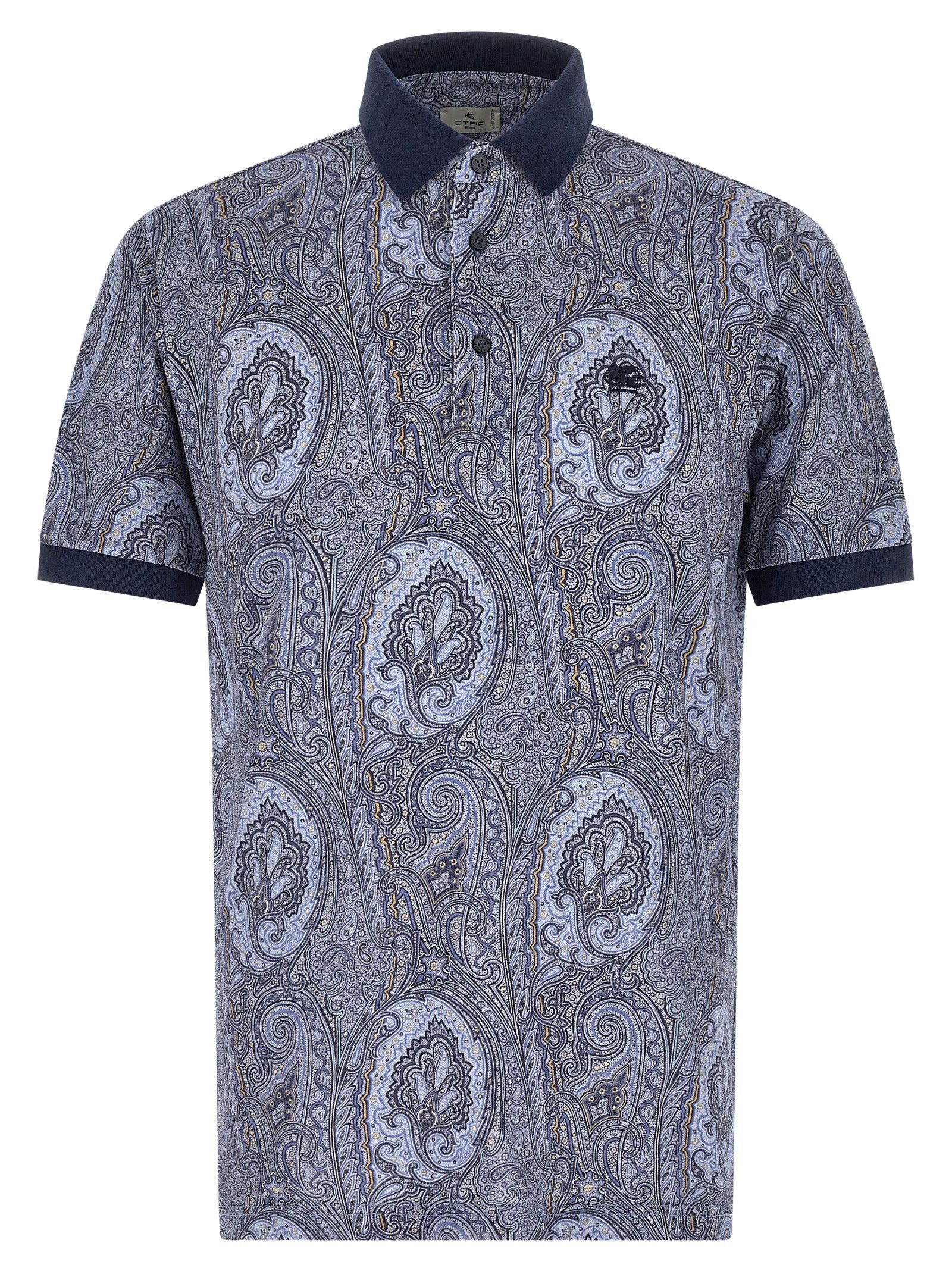 Etro 'Arnica Paisley' polo shirt Size US XXL / EU 58 / 5 - 1 Thumbnail