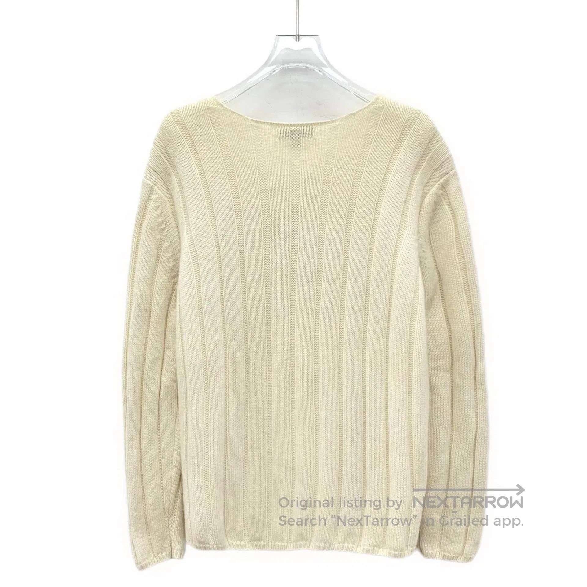 Burberry Burberry Beige buttoned woolen round-neck long-sleeve swea Size US M / EU 48-50 / 2 - 2 Thumbnail