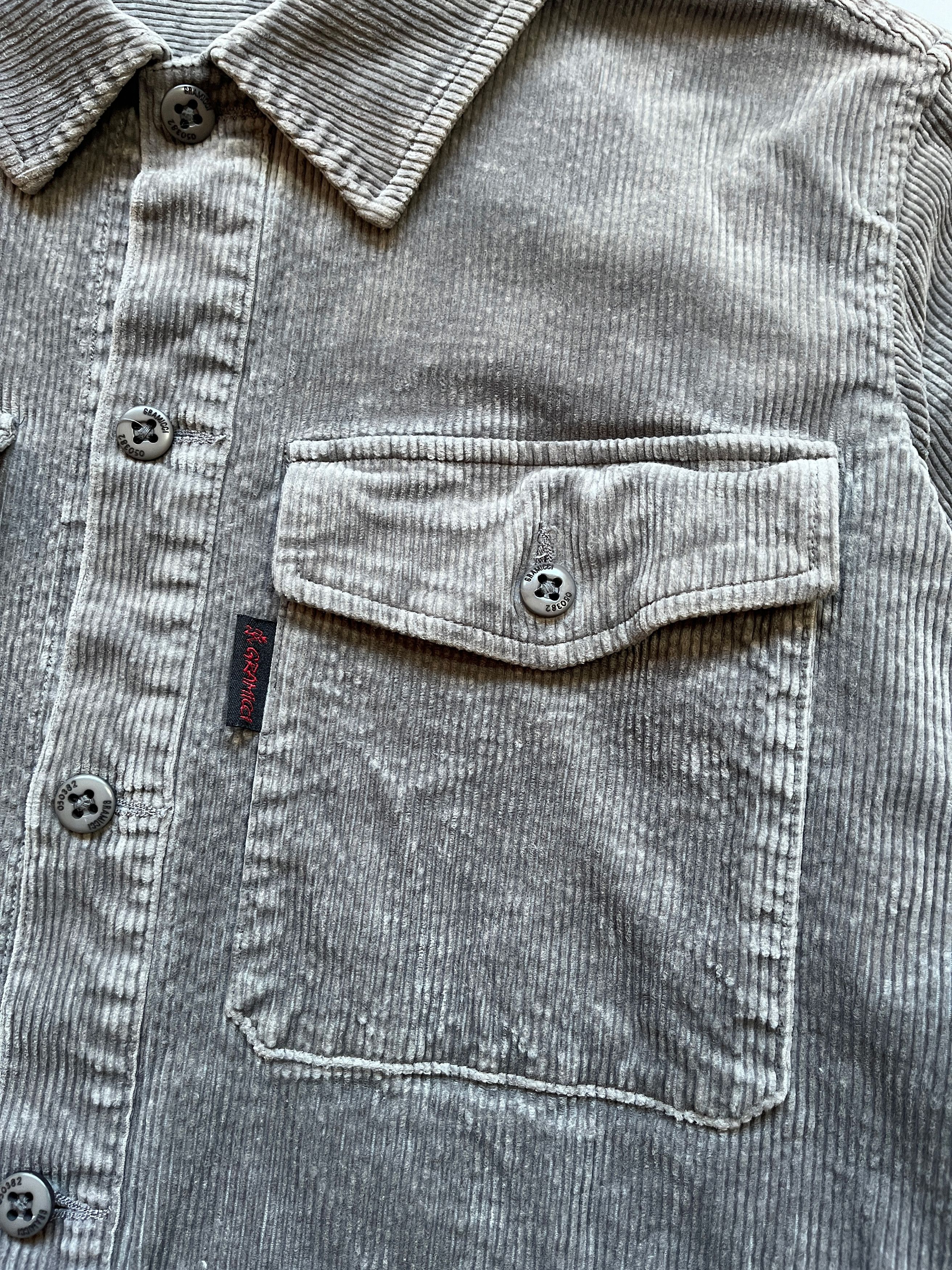 Gramicci Vintage Gramicci Corduroy Trucker Jacket Grey Size US M / EU 48-50 / 2 - 9 Thumbnail