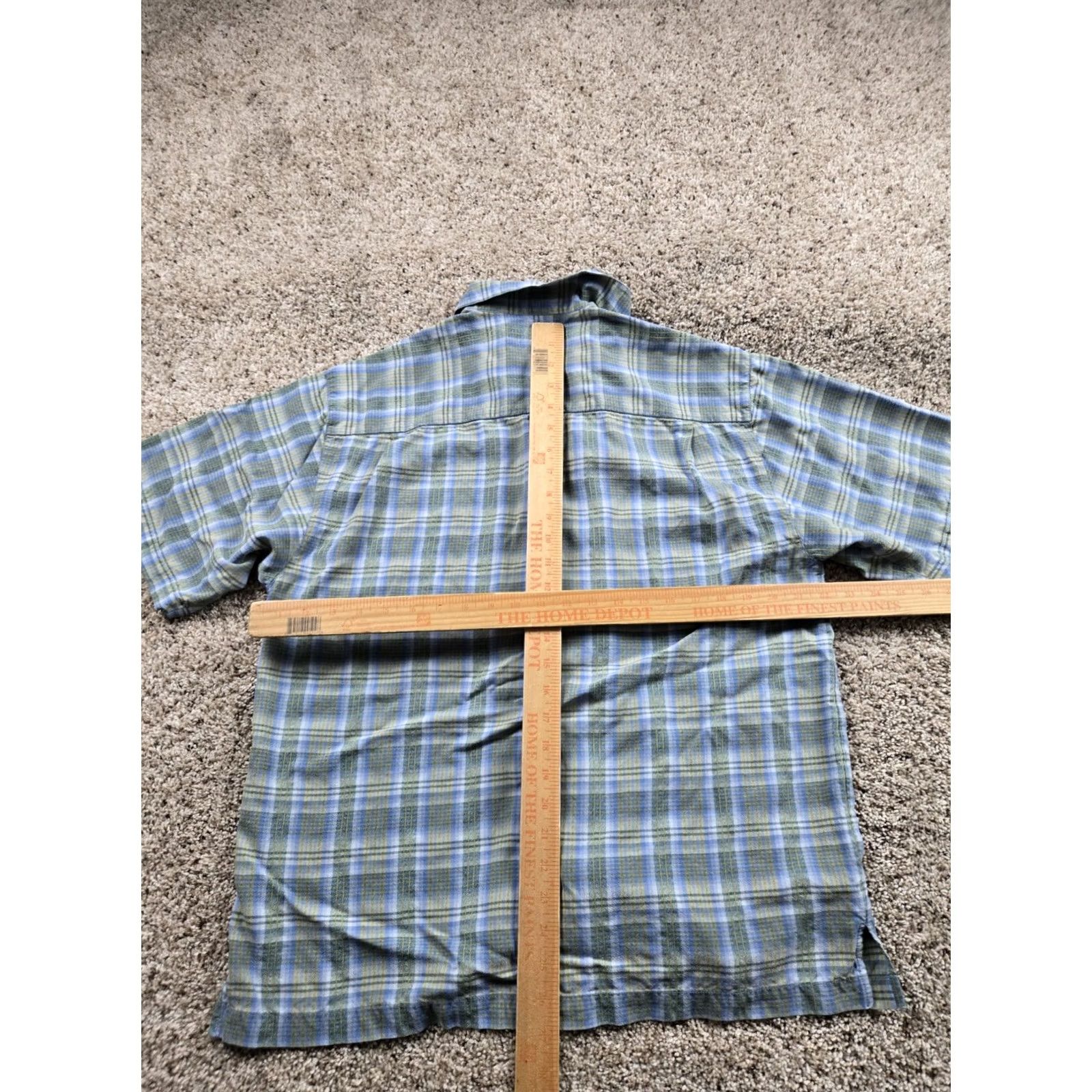 Tommy Bahama Tommy Bahama Shirt Large Mens 100% Silk Plaid Button Up Short Sleeve Pocket Size US L / EU 52-54 / 3 - 5 Thumbnail