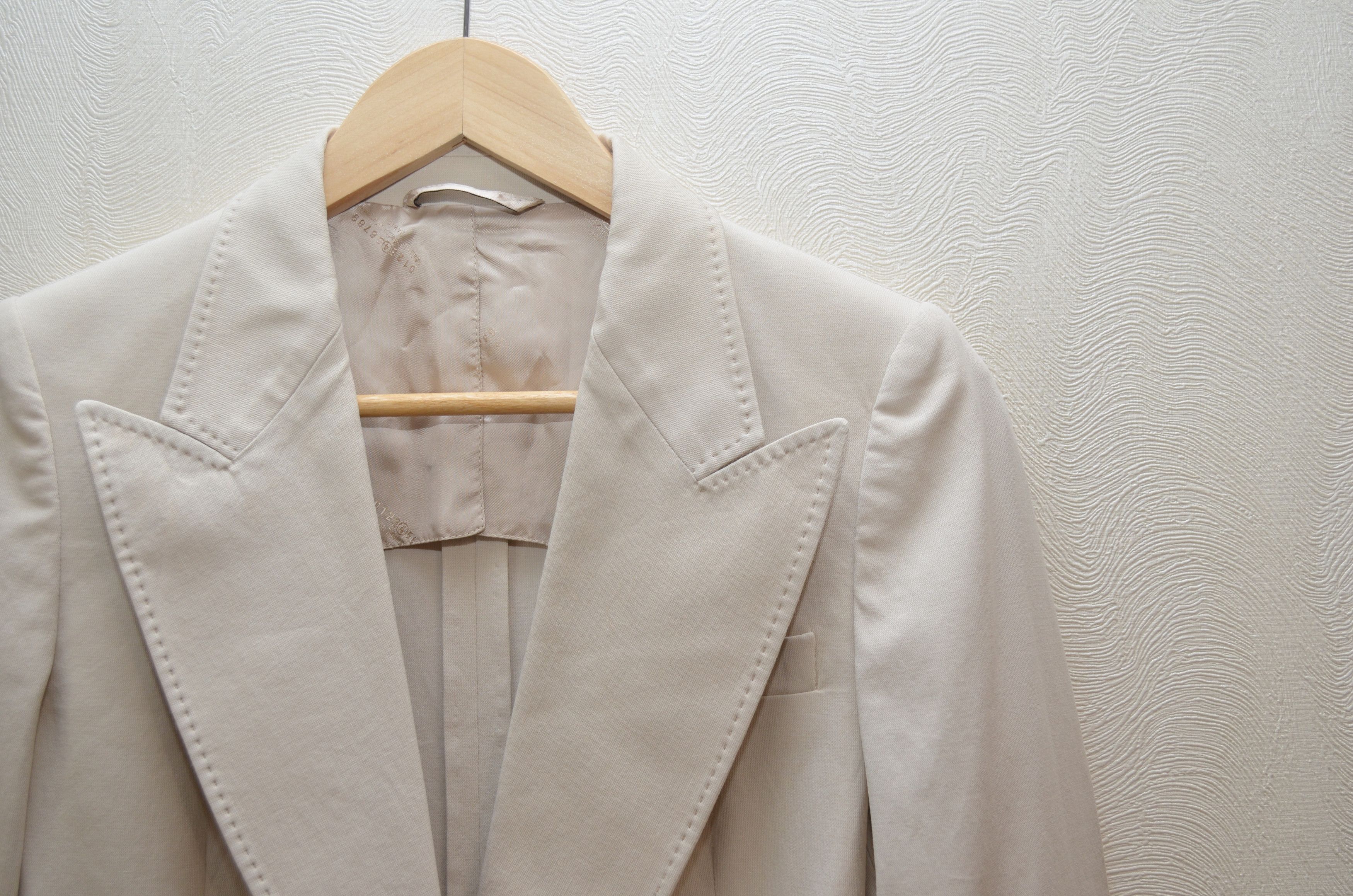 Maison Margiela MM4 Maison Martin Margiela 4 Archive Blazer SS10 Beige RARE Size XS / US 0-2 / IT 36-38 - 4 Thumbnail