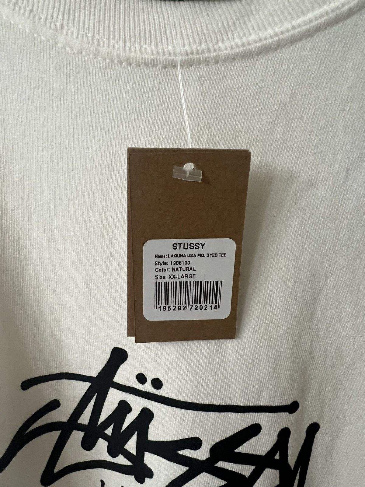 Stussy Stussy white laguna t shirt Size US XXL / EU 58 / 5 - 4 Thumbnail