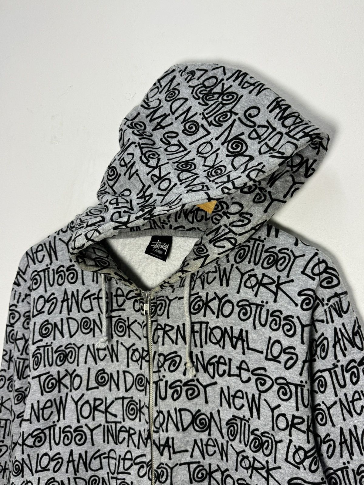 【希少】stussy ステューシー VENUS ZIP HOODIE グレー Streetwear × Stussy STUSSY VENUS ZIP HOODIE | Grailed