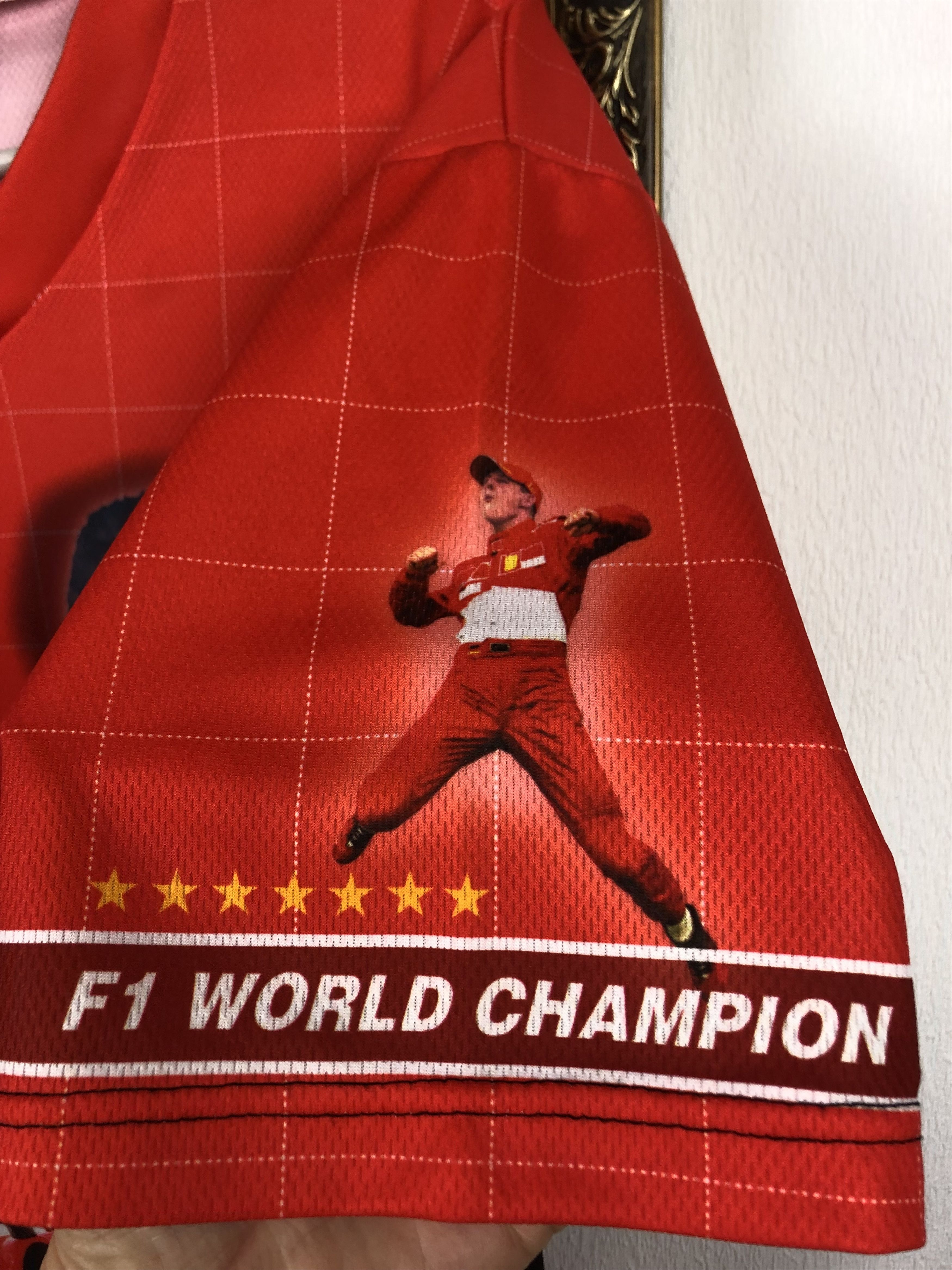 Ferrari Vintage Michael Schumacher Ferrari Racing Jersey Shirt Rare Size US XXL / EU 58 / 5 - 7 Thumbnail