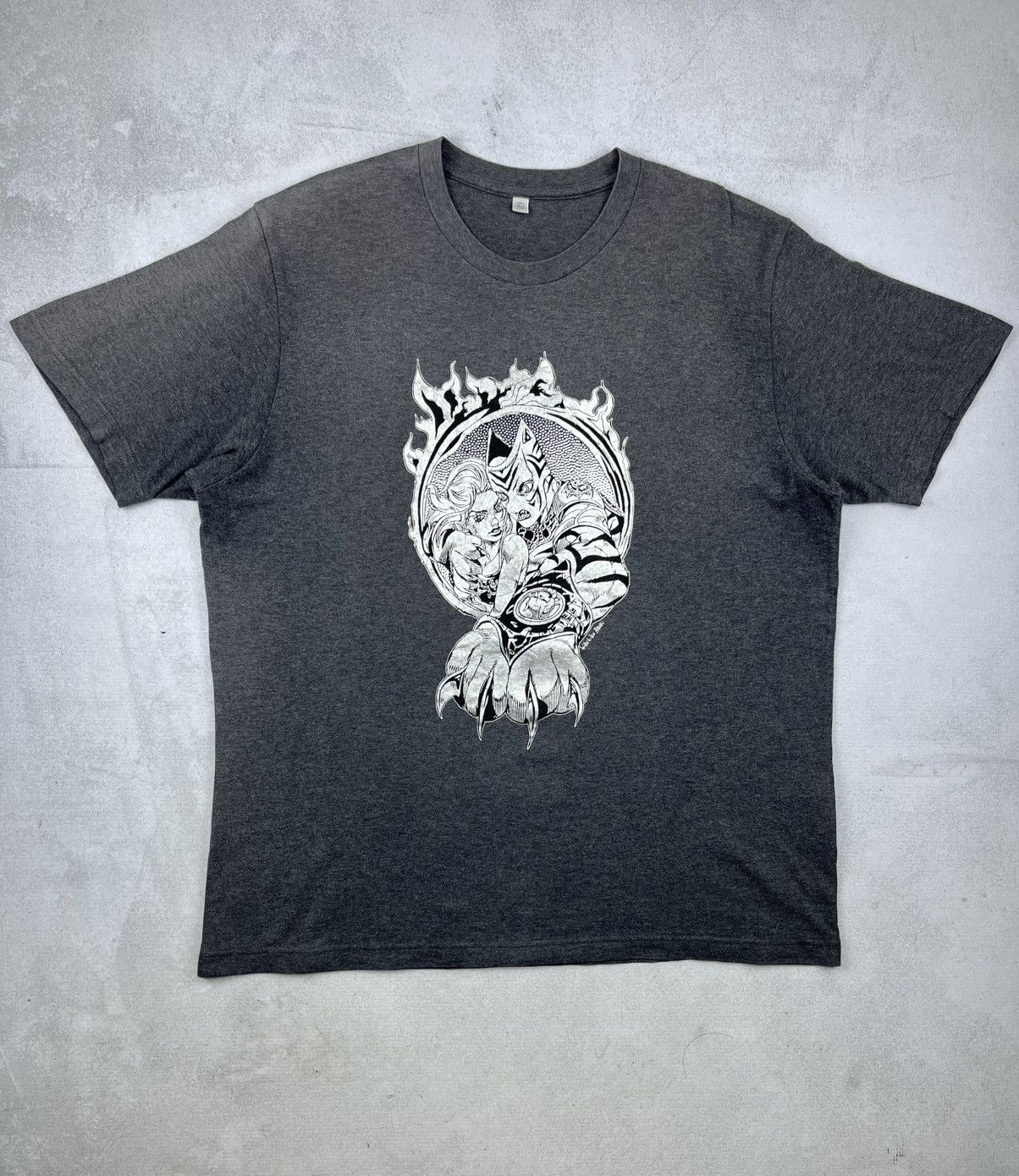 Anime JOJO’S BIZARRE ADVENTURE (ANIME) OVER PRINT VINTAGE Y2K RARE Size US XL / EU 56 / 4 - 2 Thumbnail
