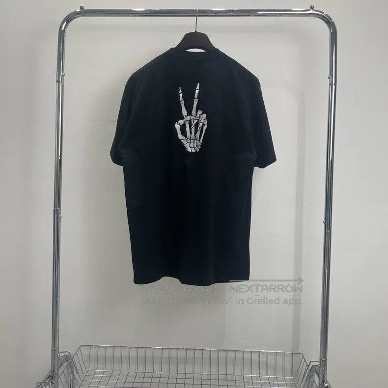 Balenciaga Balenciaga Black Chest Printed Devil Face Logo Back Embroi Size US XS / EU 42 / 0 - 2 Thumbnail