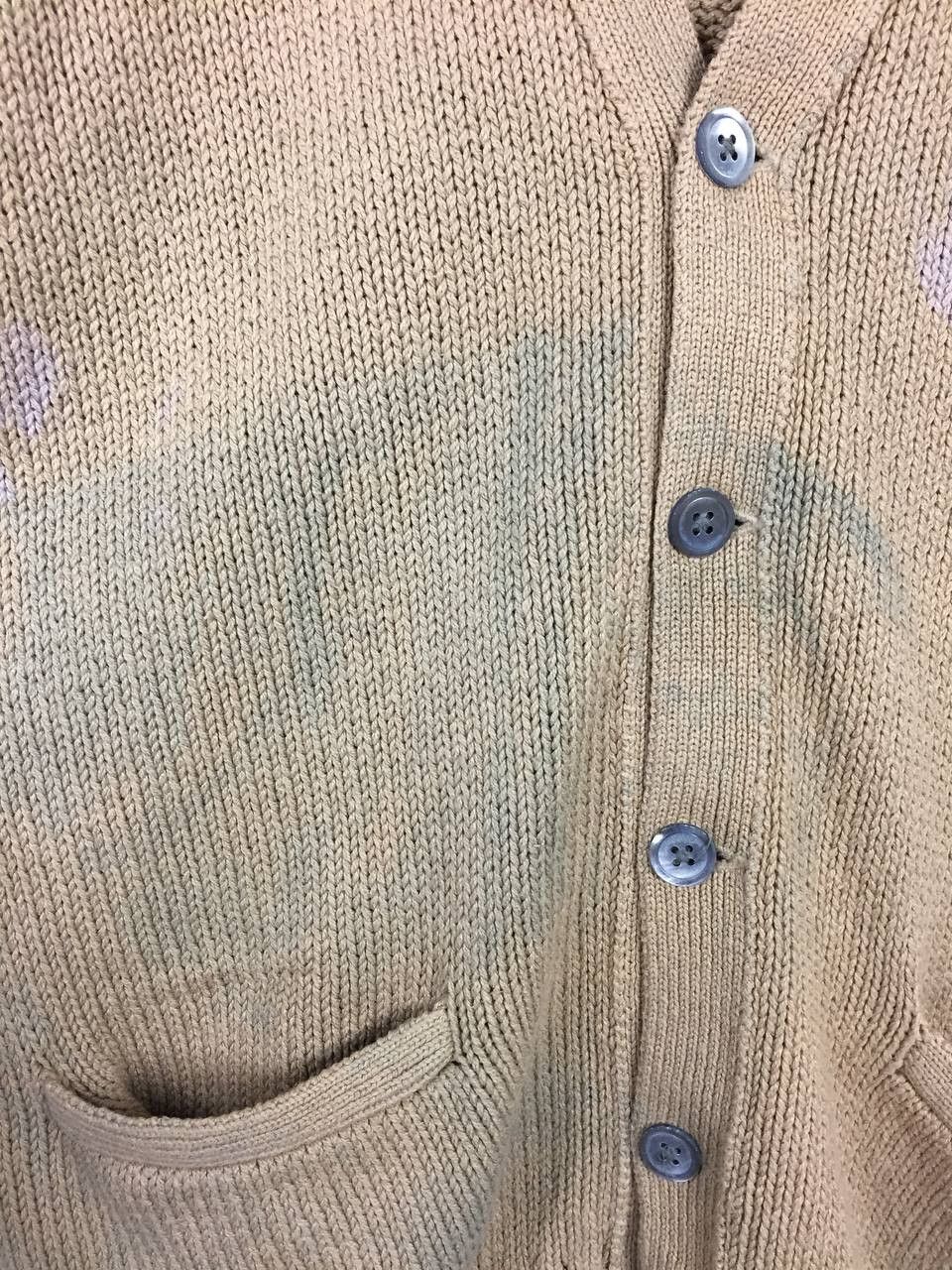 Polo Ralph Lauren Polo Ralph Lauren Vintage Distressed Knit Cardigan Sweater Size US L / EU 52-54 / 3 - 4 Thumbnail