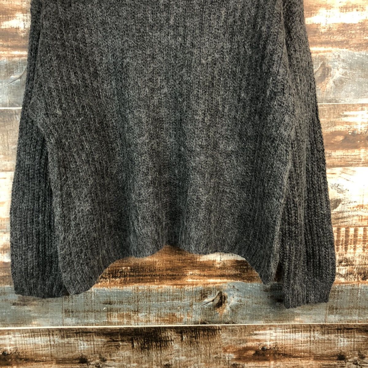 Homespun Knitwear × Uniqlo Uniqlo mohair vintage winter Grey Knitwear #A2367 Size US S / EU 44-46 / 1 - 6 Thumbnail