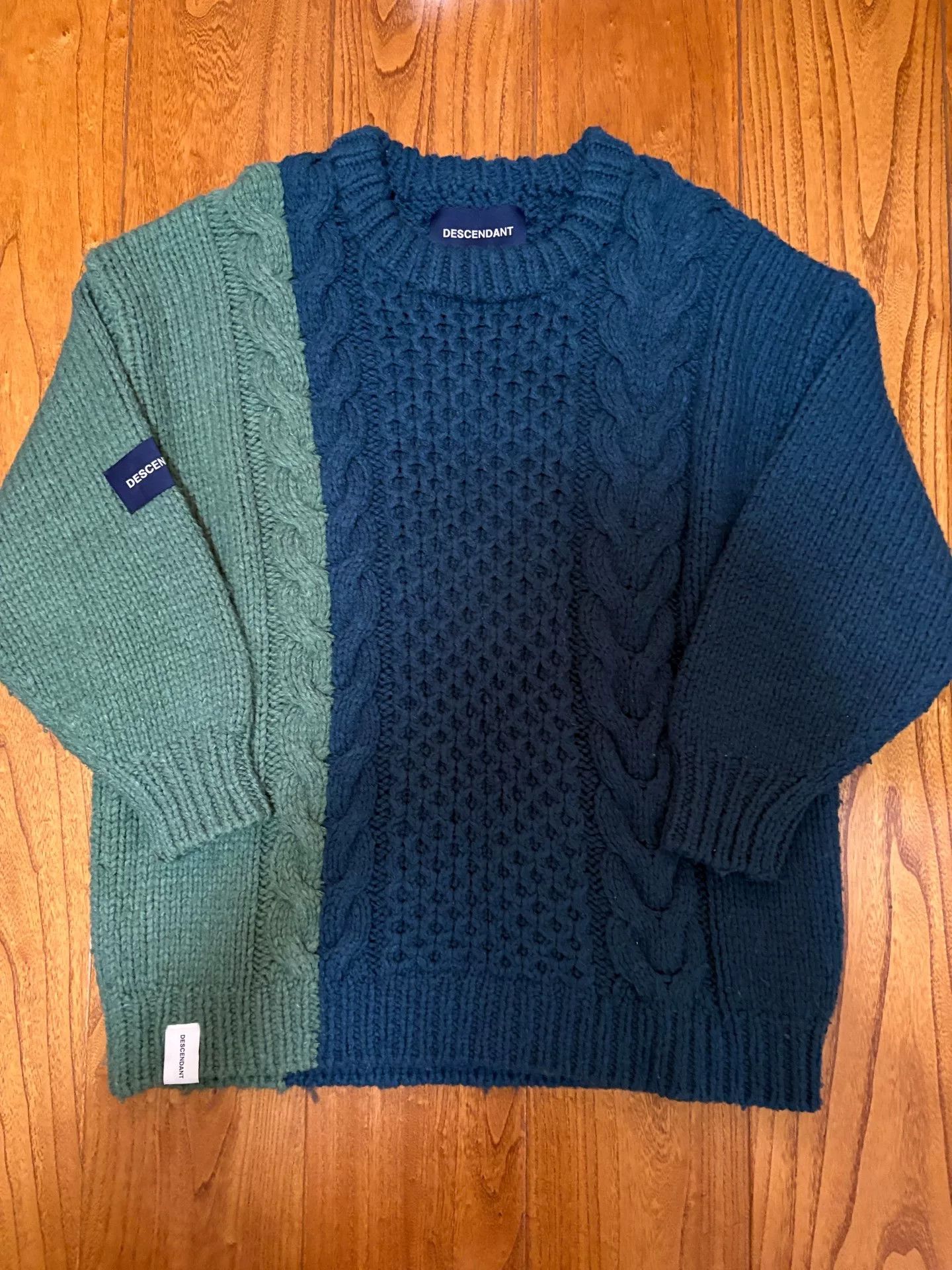 Descendant DESCENDANT Aran Wool Knit Sweater Size US M / EU 48-50 / 2 - 1 Thumbnail