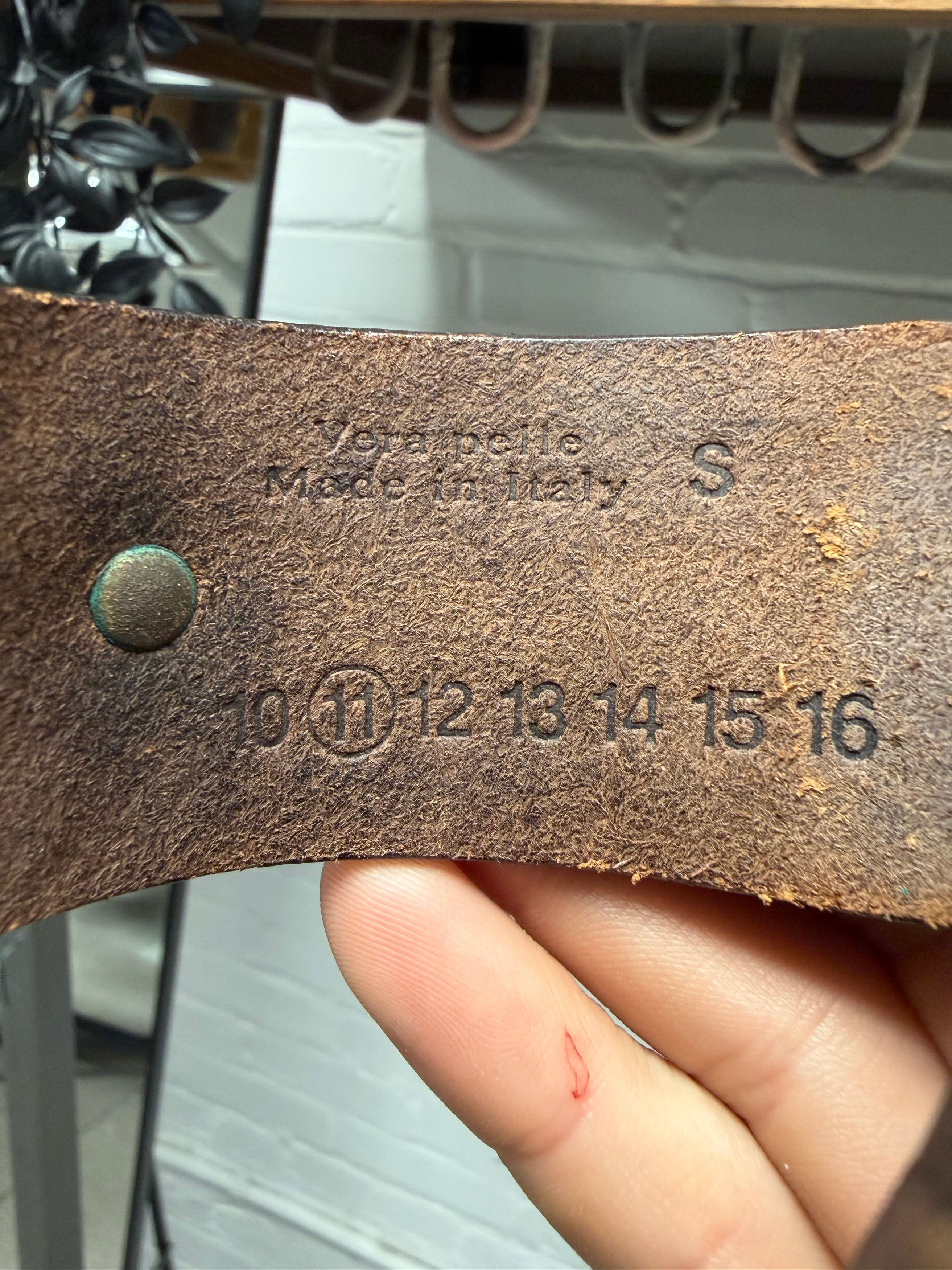 Maison Margiela Maison Martin Margiela ‘Leather Scales’ Stacked Snap Bracelet Size ONE SIZE - 6 Thumbnail