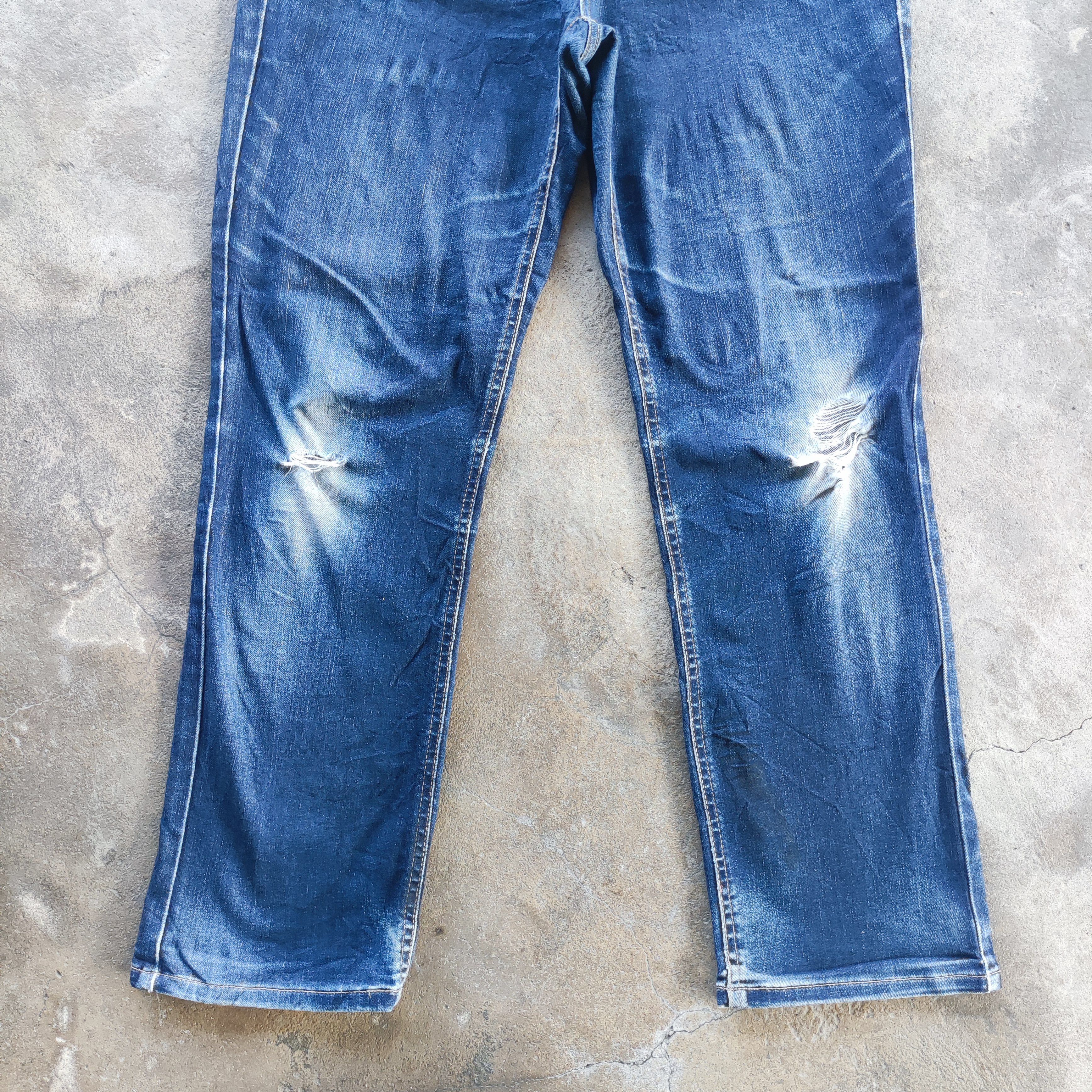Edwin Vintage Edwin Brand Jeans Distressed Ripped Pants Size US 34 / EU 50 - 4 Thumbnail