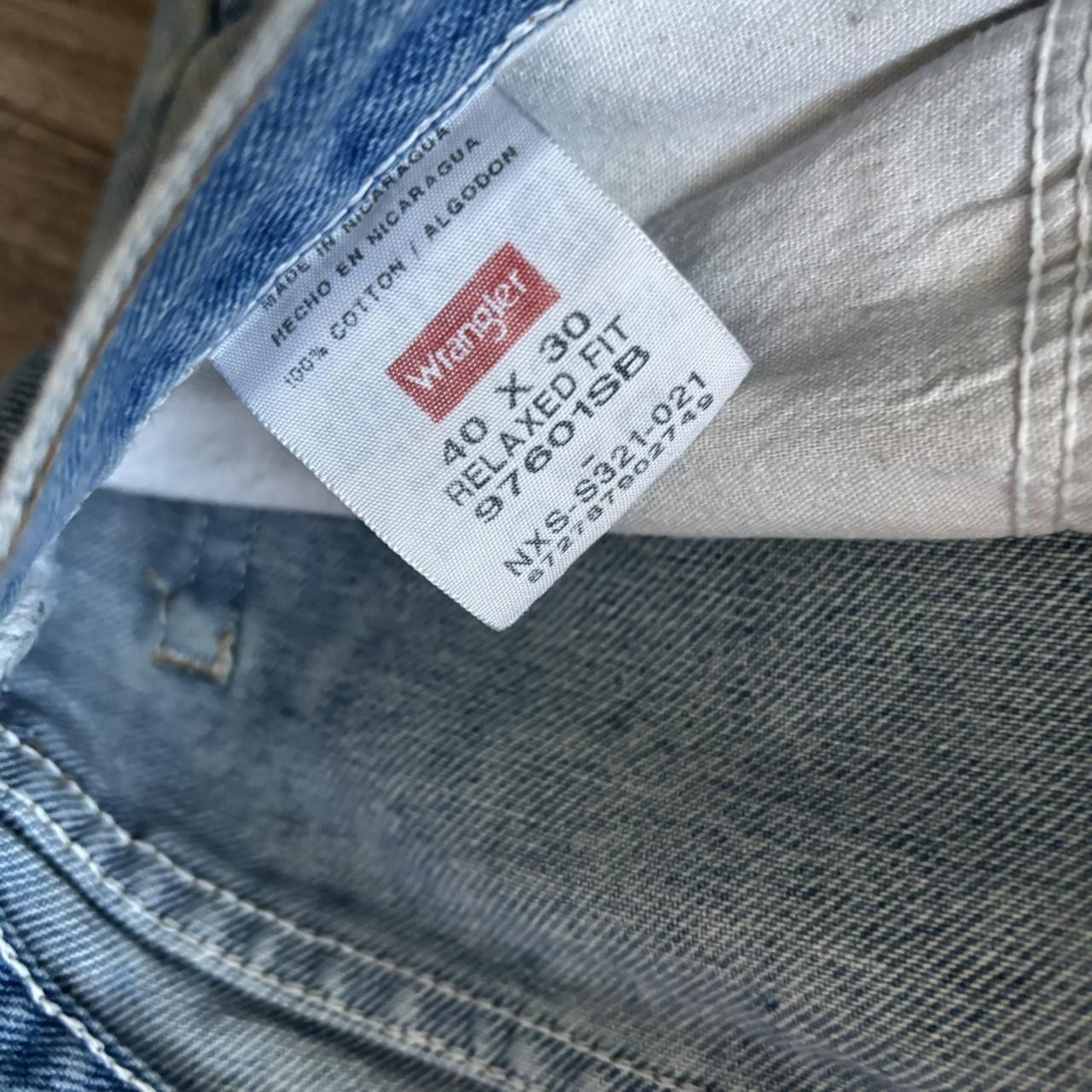 Vintage Crazy Vintage Y2K/2000s Baggy Light Wash Skater Denim Jeans! 40x30 Size US 40 / EU 56 - 8 Thumbnail