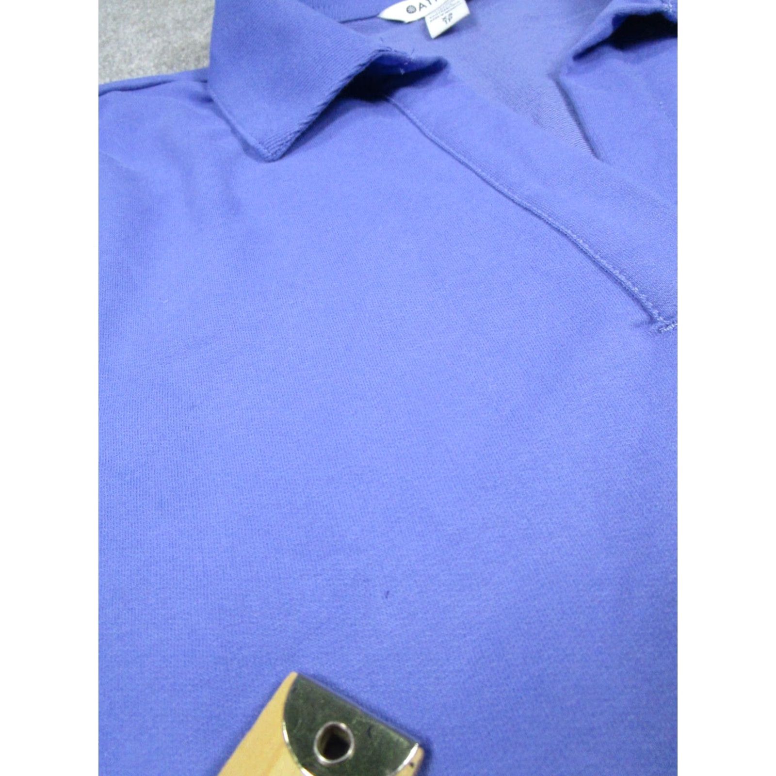 Athleta VINTAGE Athleta Shirt Womens XS Purple Cotton Blend Pullover Activewear Yoga Running & Training Women Size XS / US 0-2 / IT 36-38 - 6 Thumbnail