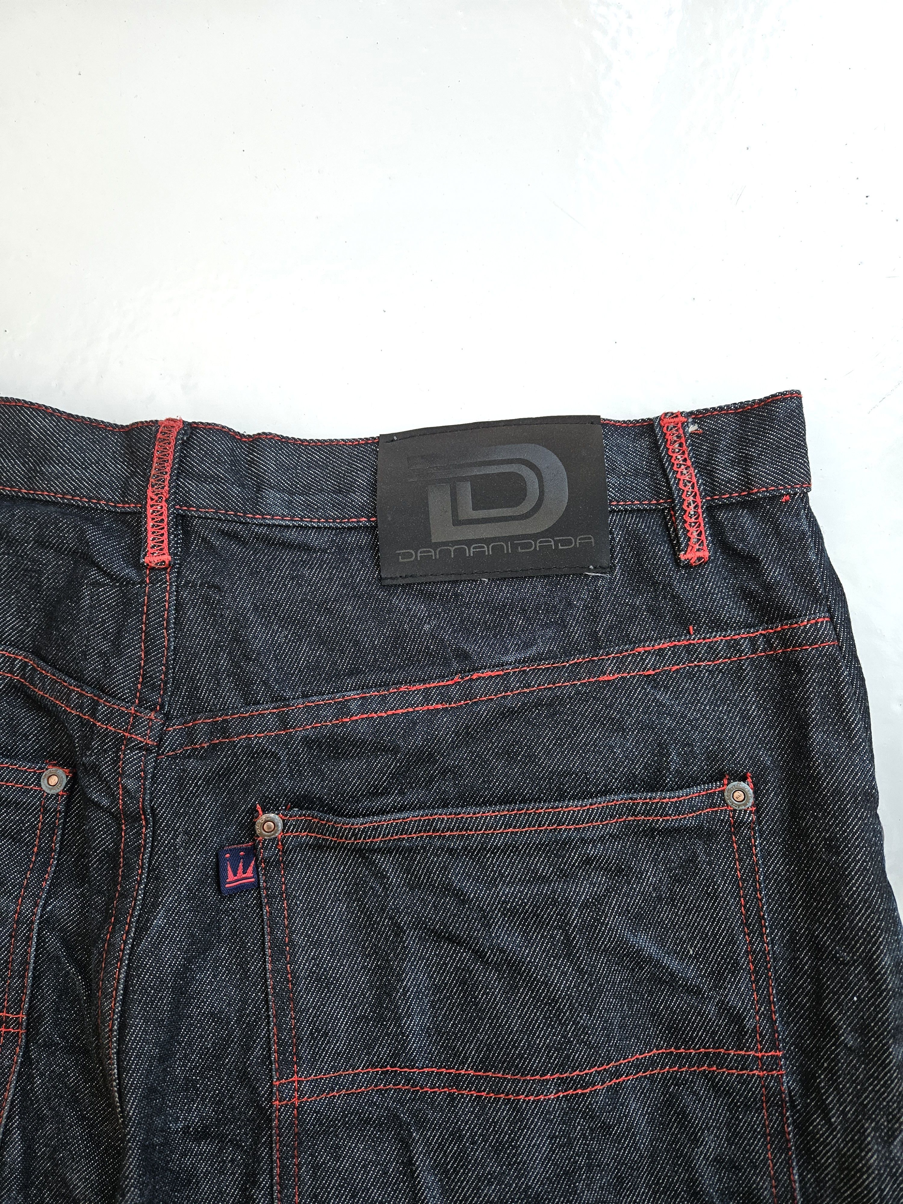 Damani Dada Damani Dada baggy carpenter double knee raw denim Size US 36 / EU 52 - 14 Thumbnail