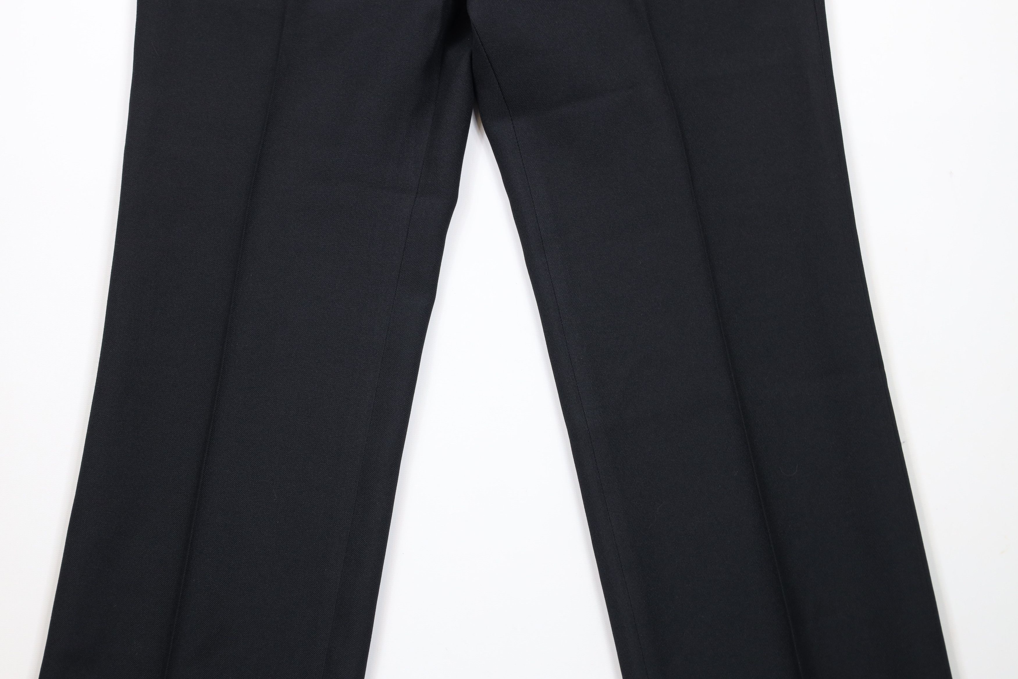 Levi's × Vintage Vintage 70s Levis Knit Flared Wide Leg Chino Pants Black USA Size US 34 / EU 50 - 3 Thumbnail