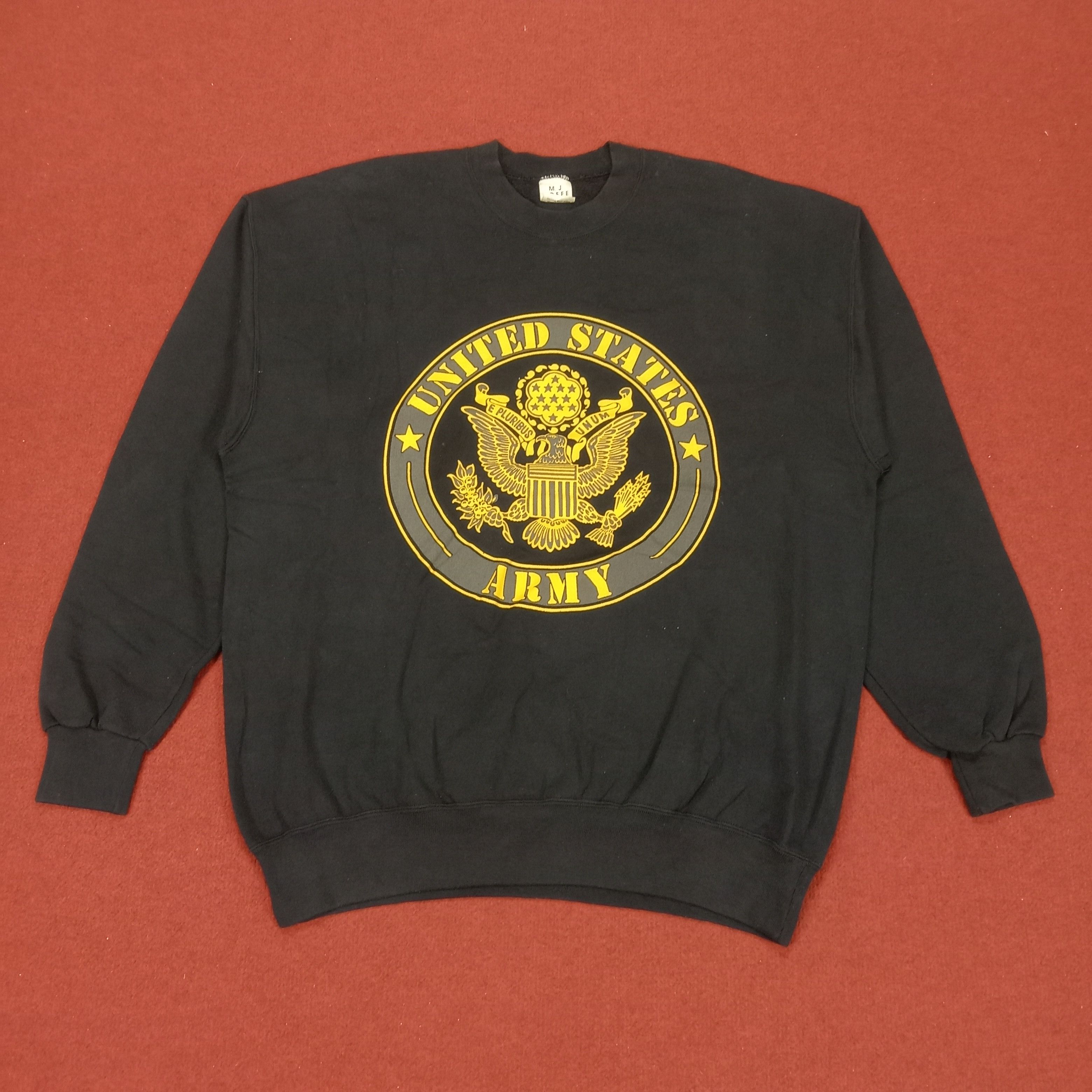 Vintage United State Army Center Design Vintage Sweatshirt Size US XL / EU 56 / 4 - 1 Thumbnail