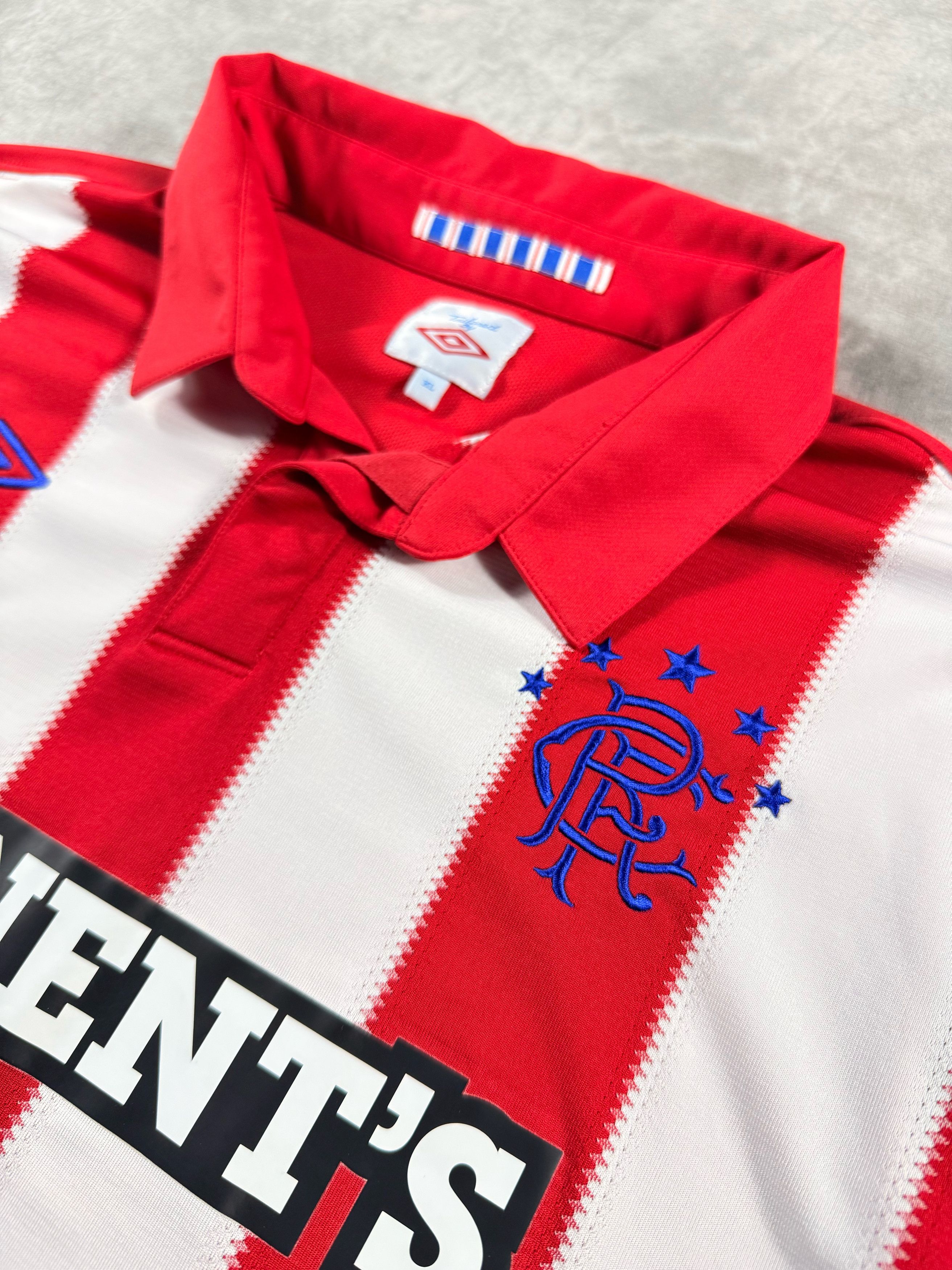 Umbro Rangers FC 2010/11 Home Jersey Umbro Long Sleeve Tennent's Size US XL / EU 56 / 4 - 5 Thumbnail