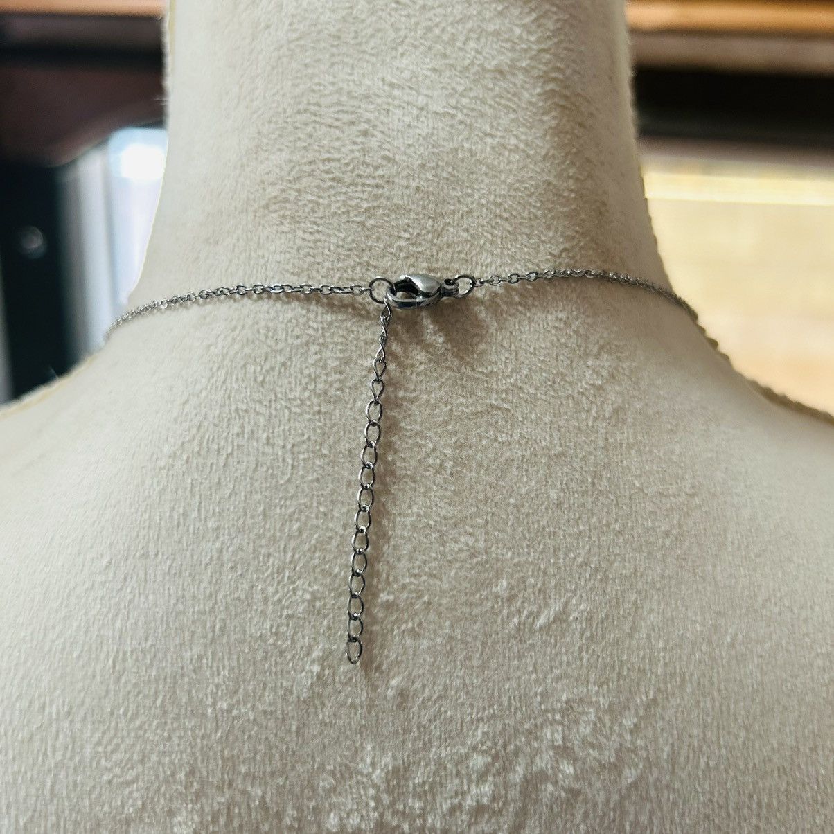 Handmade Handcrafted vintage silver pendant on chain necklace Size ONE SIZE - 4 Thumbnail