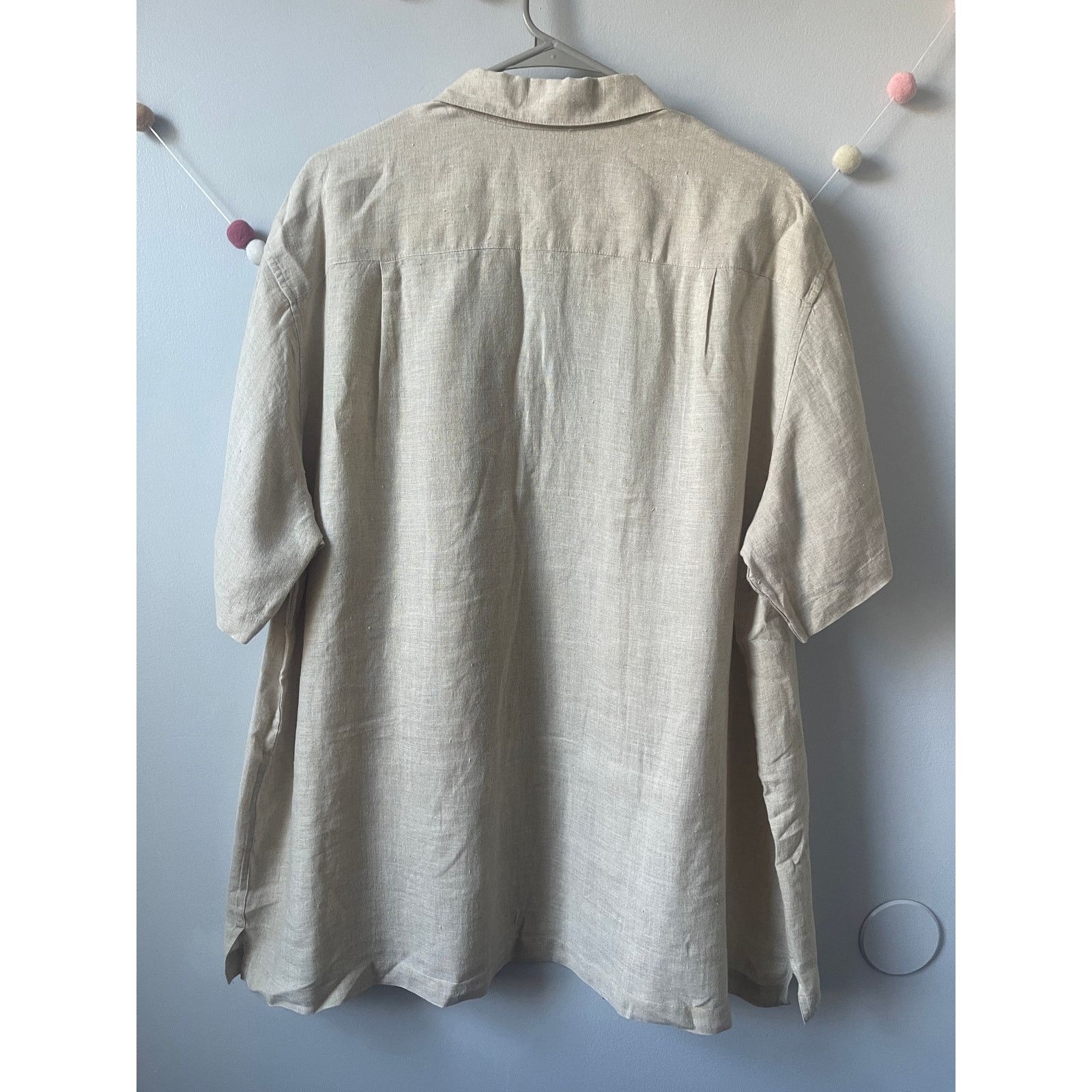 Lord & Taylor Metropolitan Lord & Taylor Pure Linen Button Down Shirt Size US XL / EU 56 / 4 - 5 Thumbnail