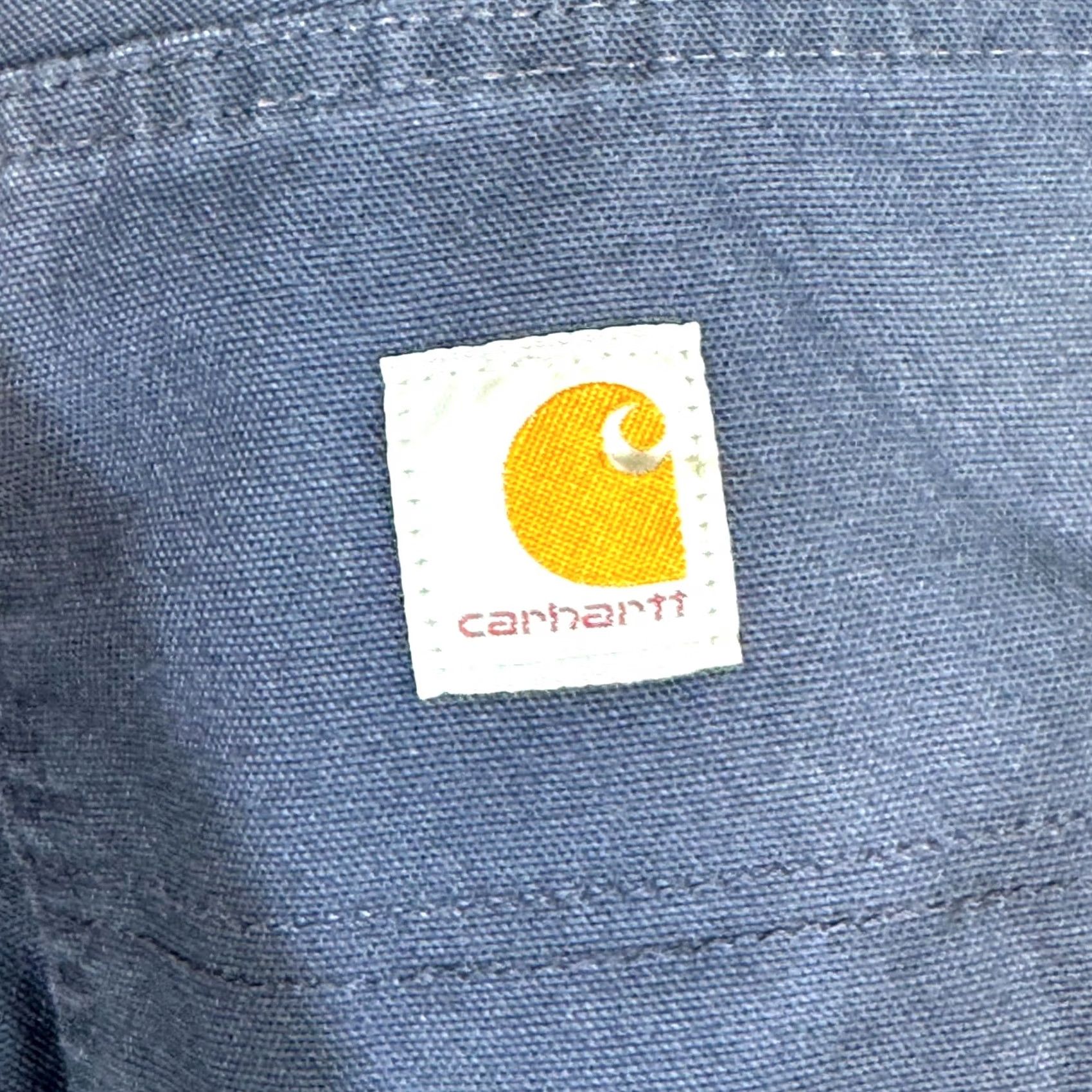 Carhartt VINTAGE Carhartt Carpenter Pants Men 34x30 Navy Canvas Dungaree Workwear 383-20 Size US 34 / EU 50 - 6 Thumbnail