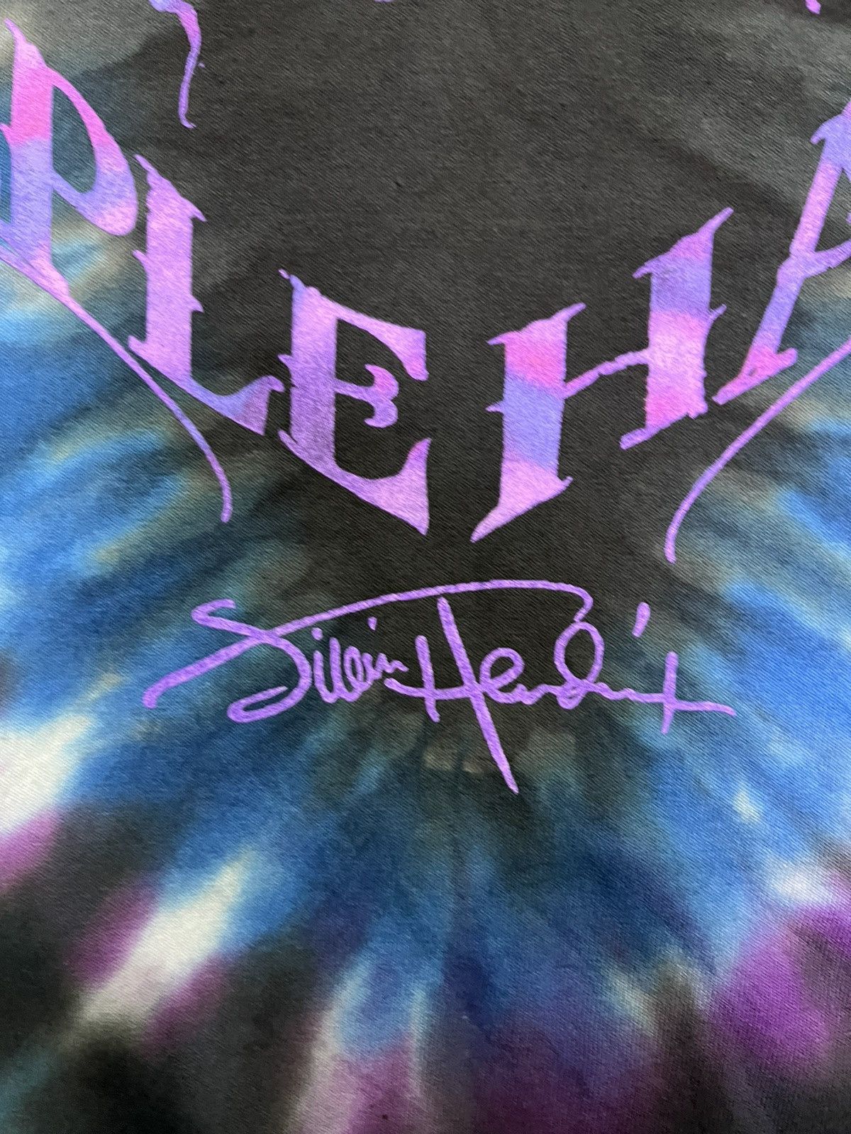 Band Tees × Jimi Hendrix × Vintage RARE Jimi Hendrix shirt mens Medium black Tie dye Size US M / EU 48-50 / 2 - 2 Thumbnail