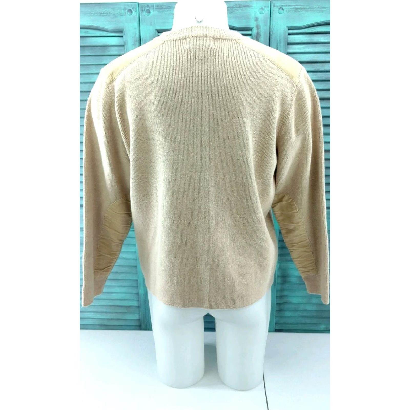 Vintage Woolrich Mens Sweater Khaki Size L Crewneck Cotton Blend Woolrich Mens Khaki Sweater L Large Crewneck Cotton Blend Size US L / EU 52-54 / 3 - 6 Thumbnail