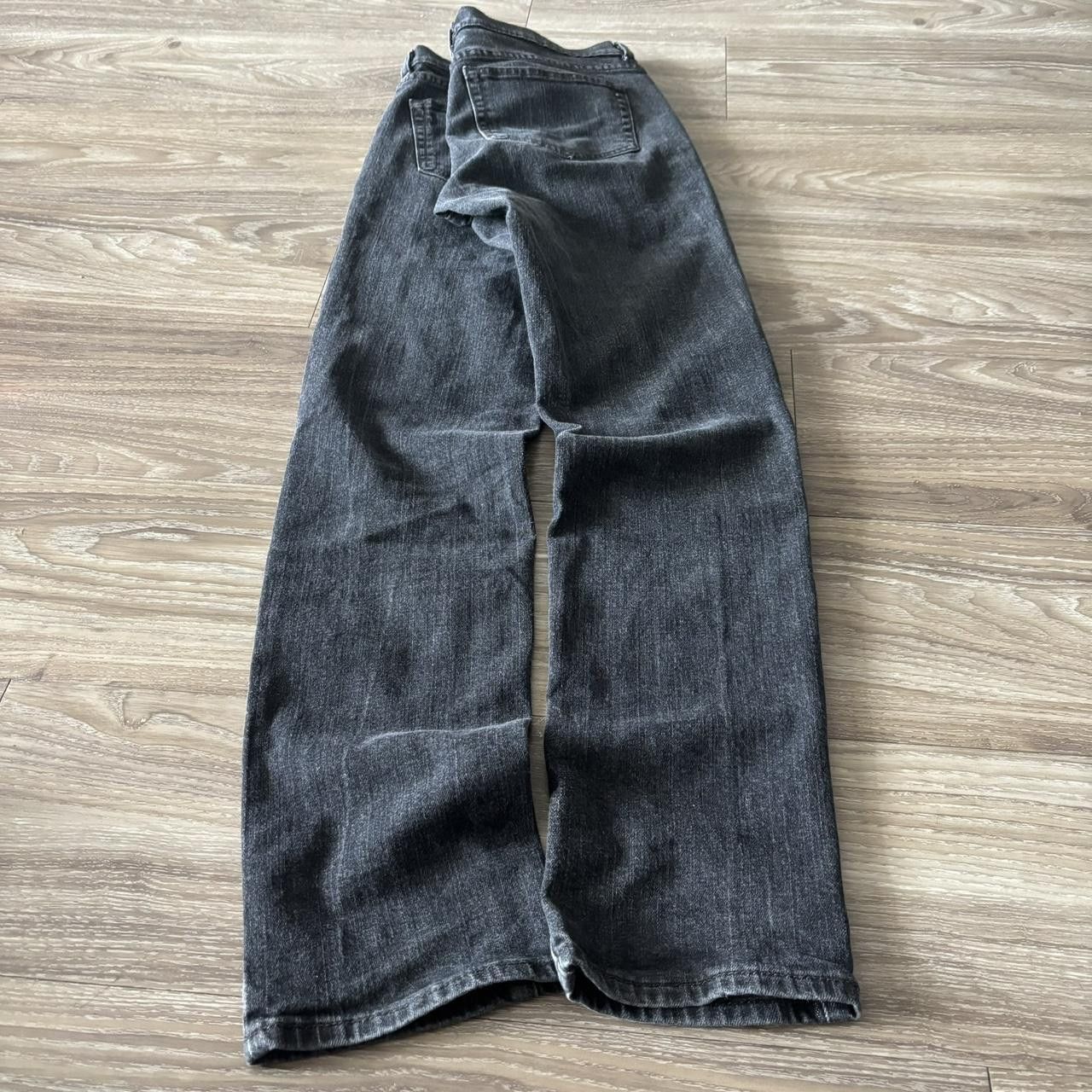 Vintage Crazy Vintage Y2K/2000s Grunge Black Denim Jeans! 30x32 Size US 30 / EU 46 - 4 Thumbnail