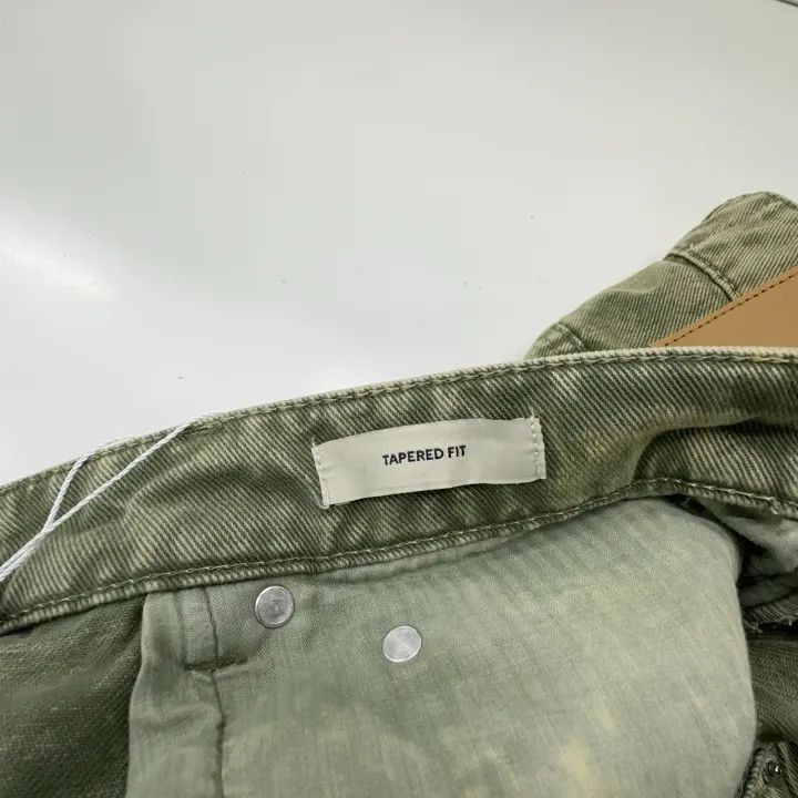AMI AMIPARIS Green Pocket Tapered Jeans for Men -2507 Size US 34 / EU 50 - 3 Thumbnail