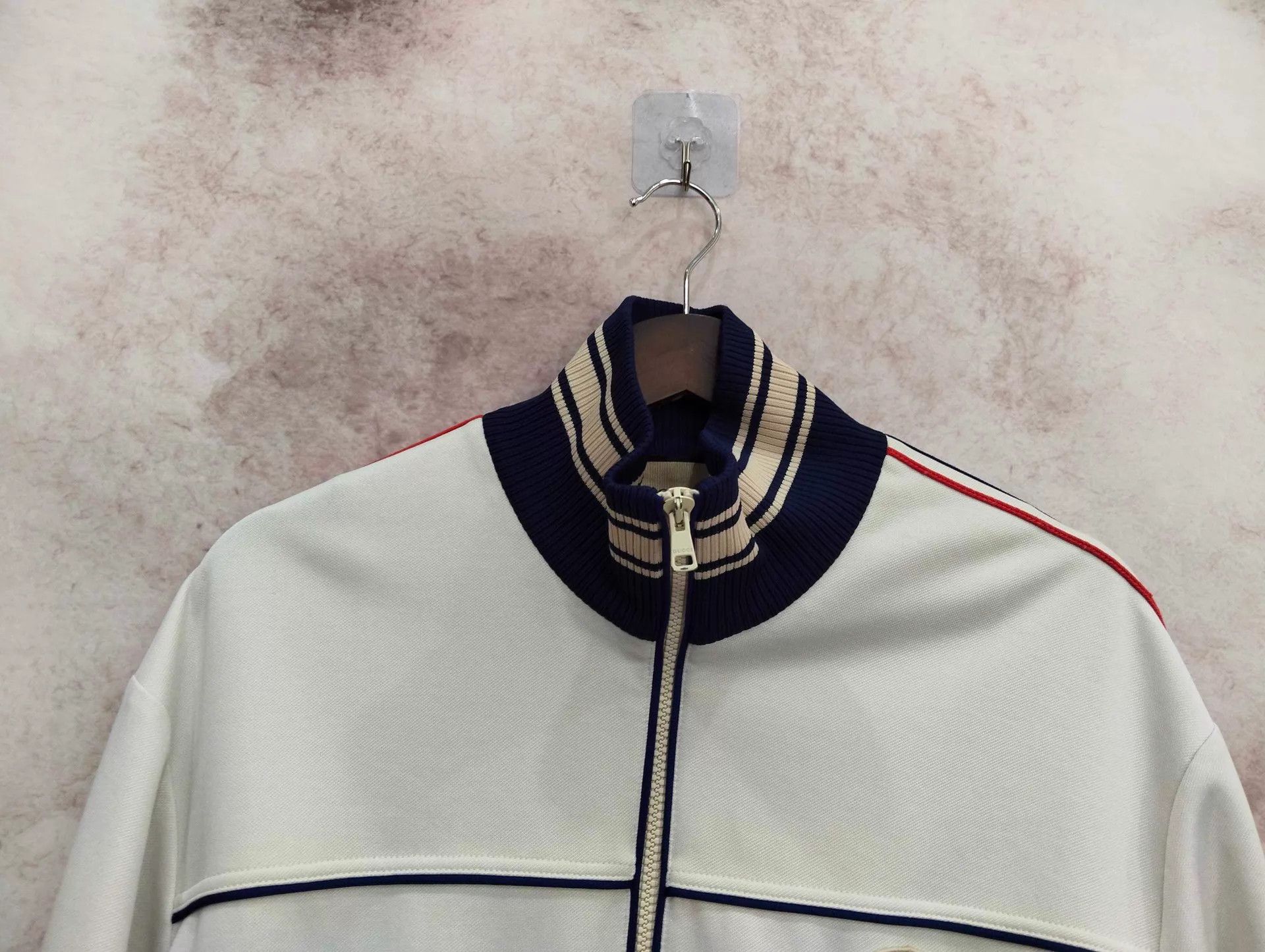 Gucci GUCCI Striped Zip-Up Collar Long Sleeve Jacket M Size US M / EU 48-50 / 2 - 6 Thumbnail