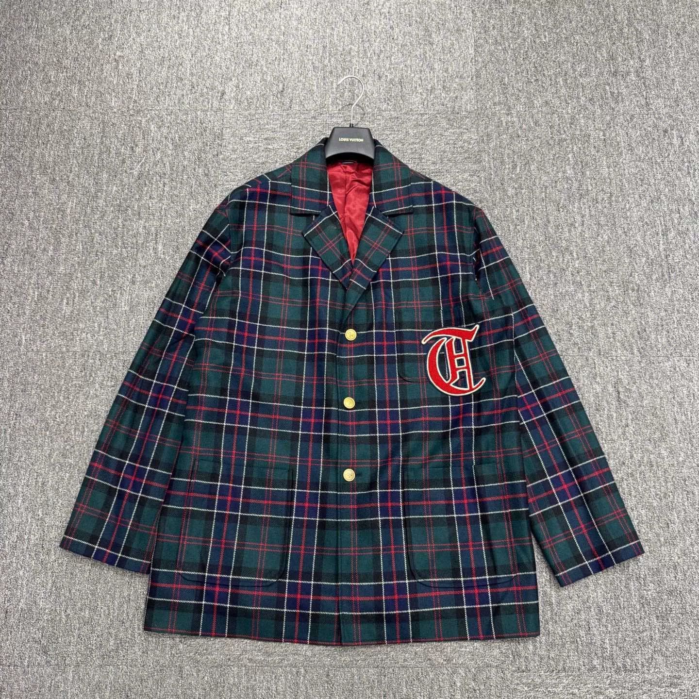 Gucci Gucci Koi Decorated Plaid Blazer. Size US L / EU 52-54 / 3 - 1 Thumbnail